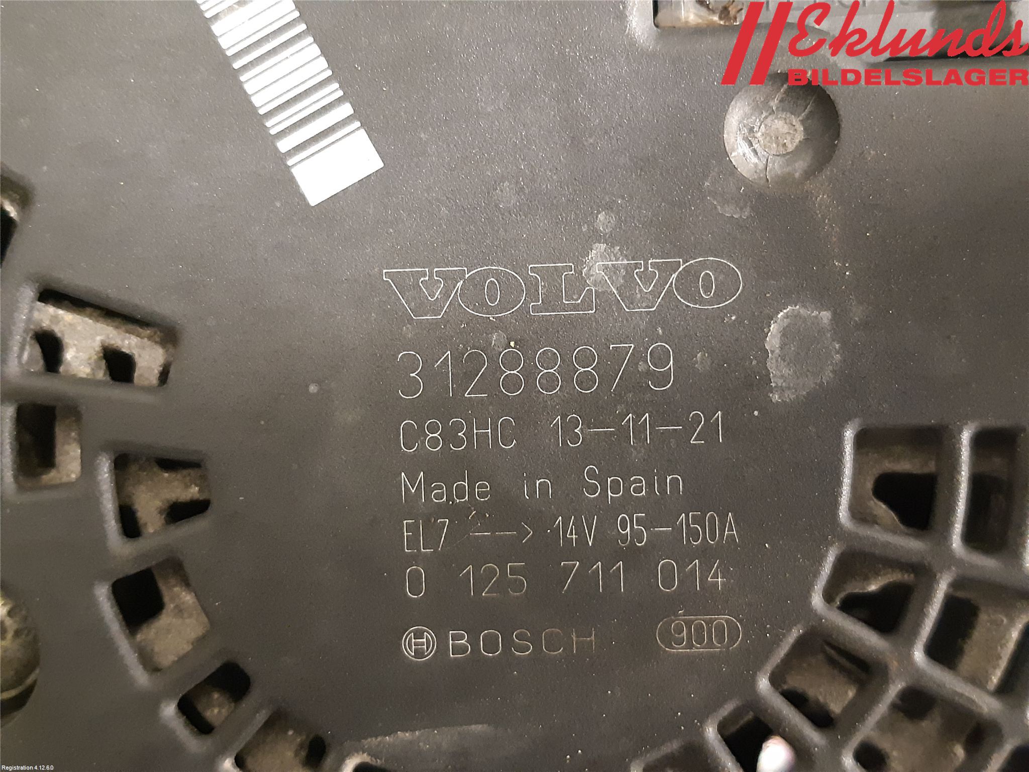 Volvo V40 12-19 Generator