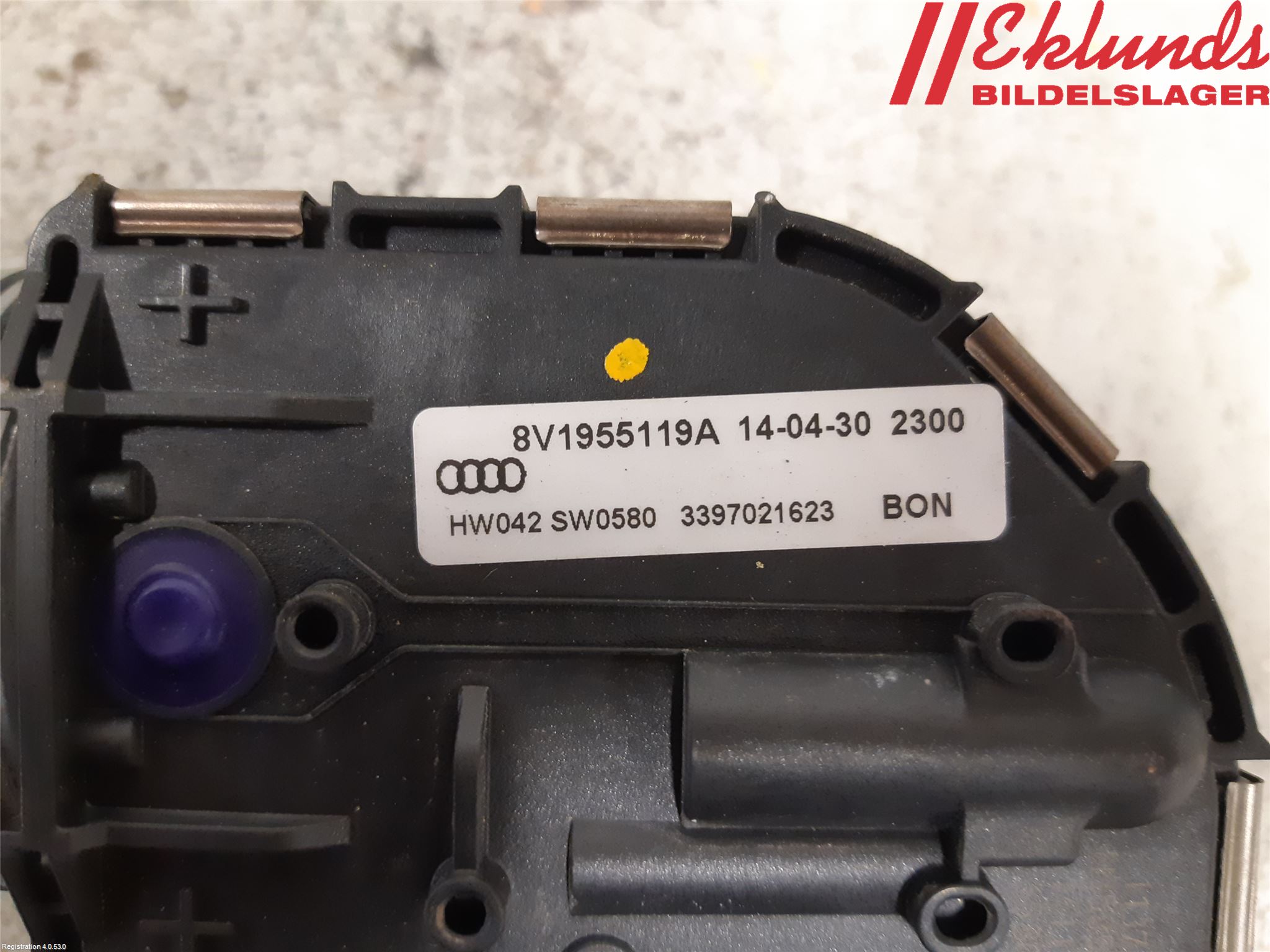 Audi A3/S3 8V 13-20 Torkarmotor Vindruta
