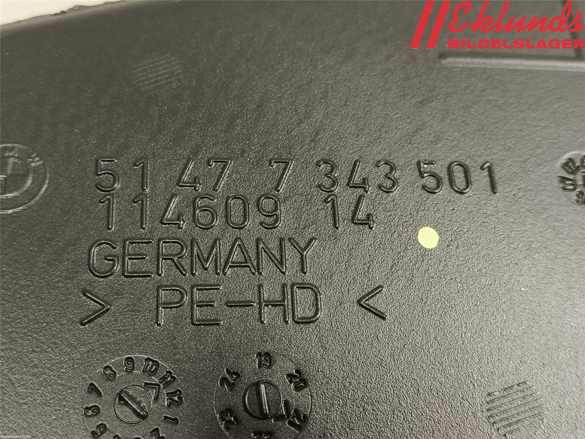 BMW 5 G30/G31/F90 17-23 Defrosterkanal-Munstycke