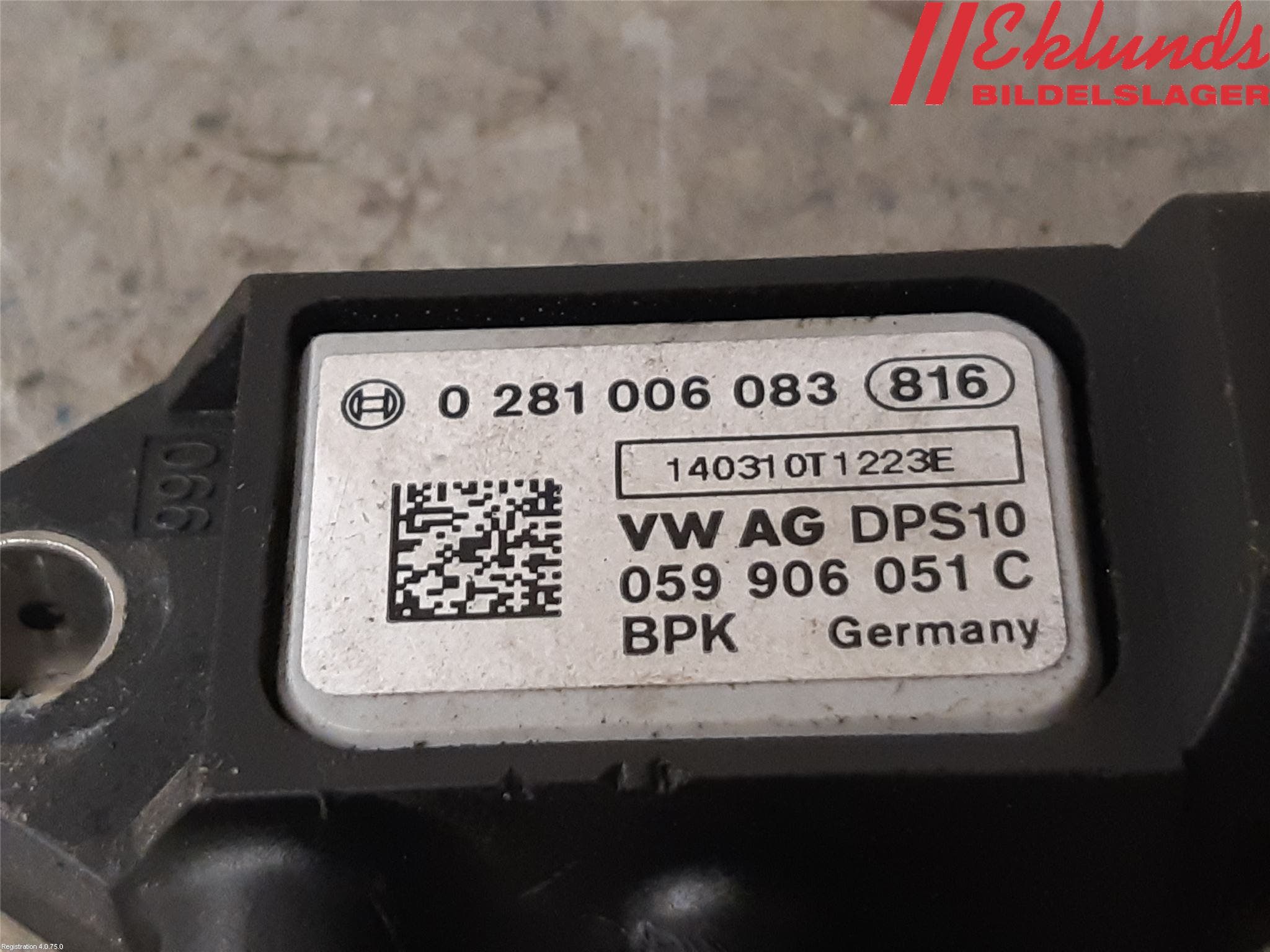 Audi A5 07-16 Sensor Avgas