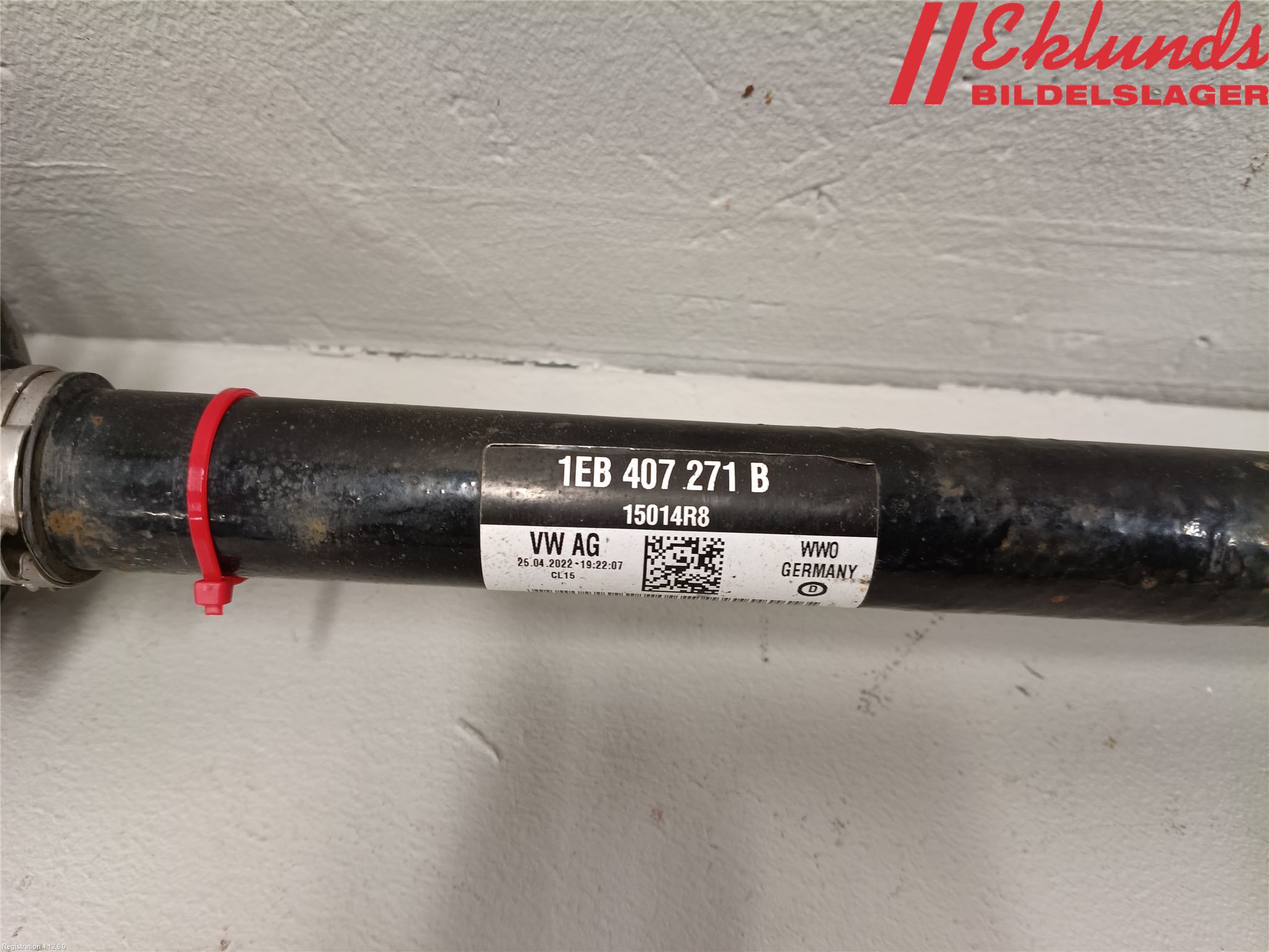 Volkswagen VW ID.4 21- Drivaxel Fram Vänster