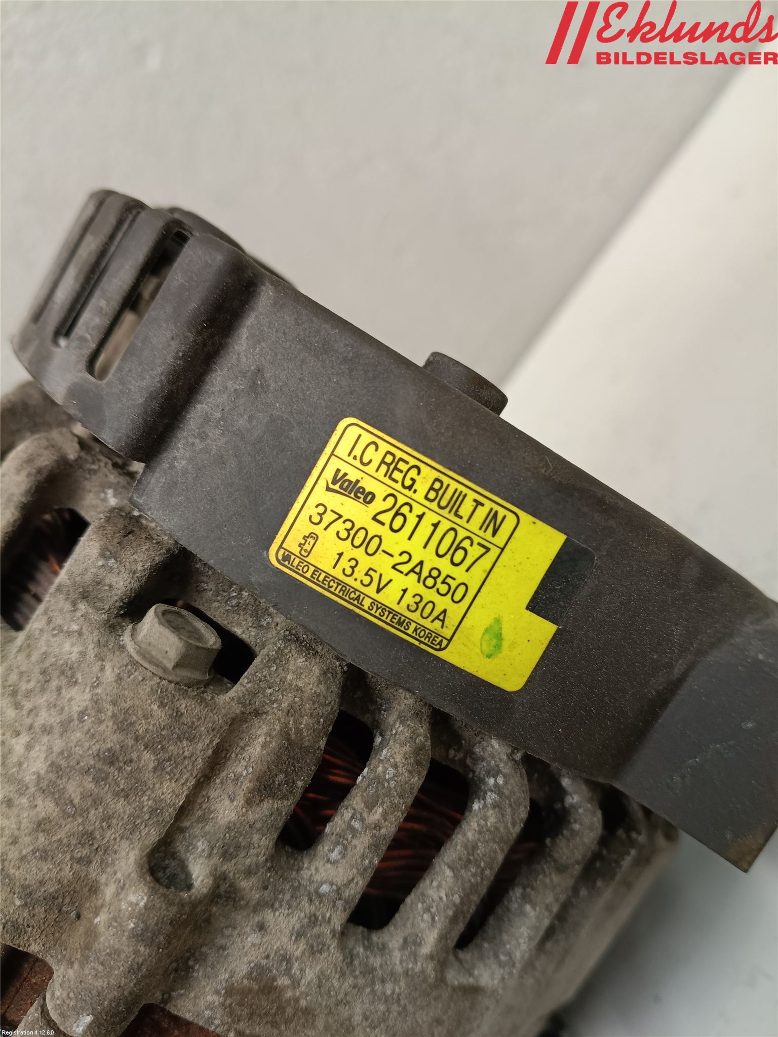Kia SPORTAGE (SL) 11-15 Generator