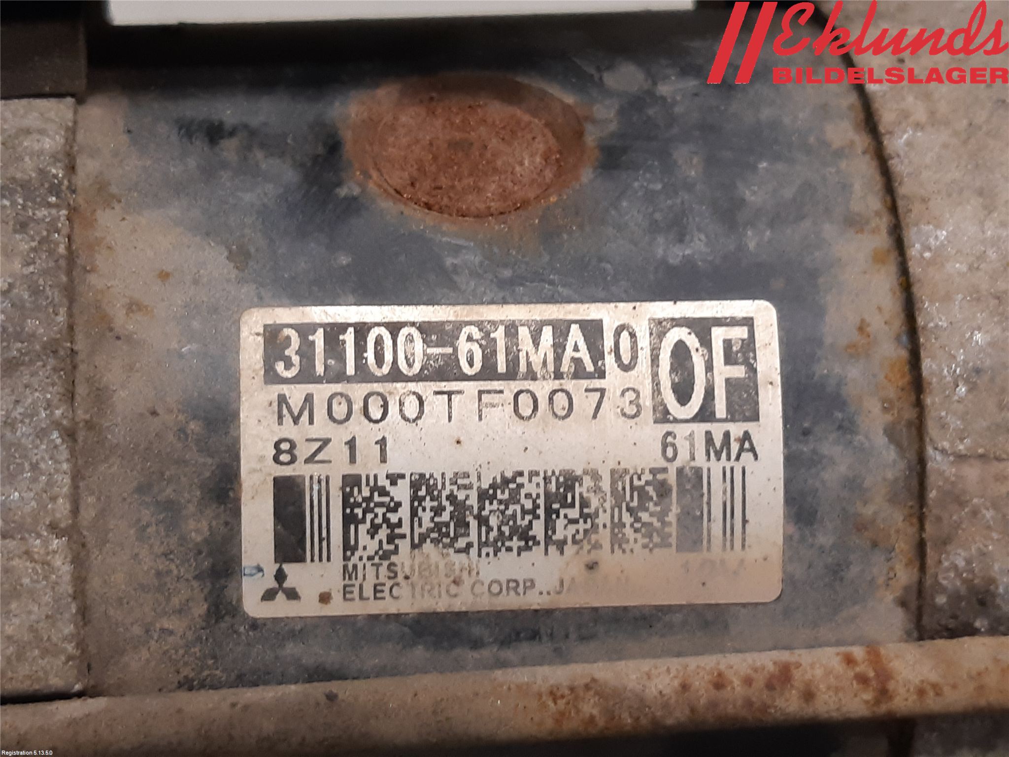 Suzuki VITARA 15- Startmotor