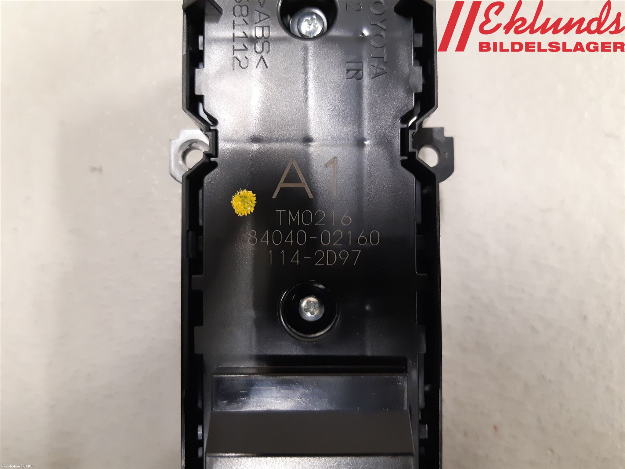 Toyota COROLLA 19- Strömställare Elhiss