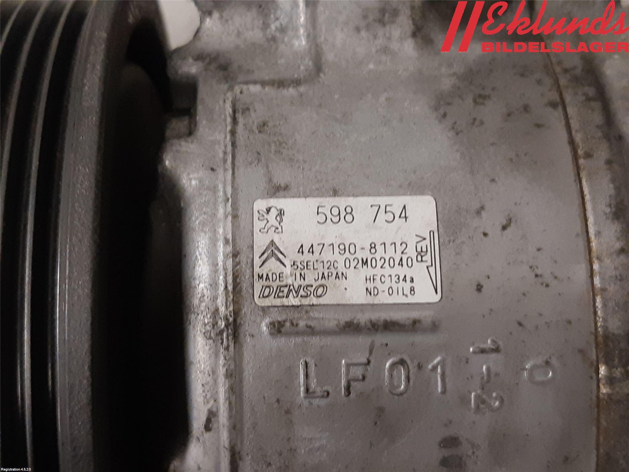 Peugeot RCZ Ac Kompressor