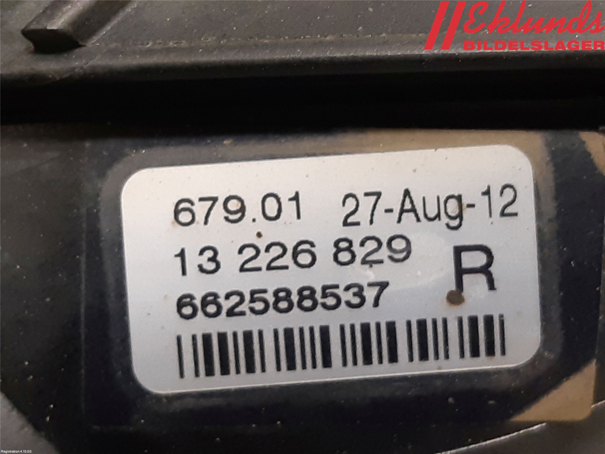 Opel INSIGNIA 09-16 Dimljus-Varselljus Fram