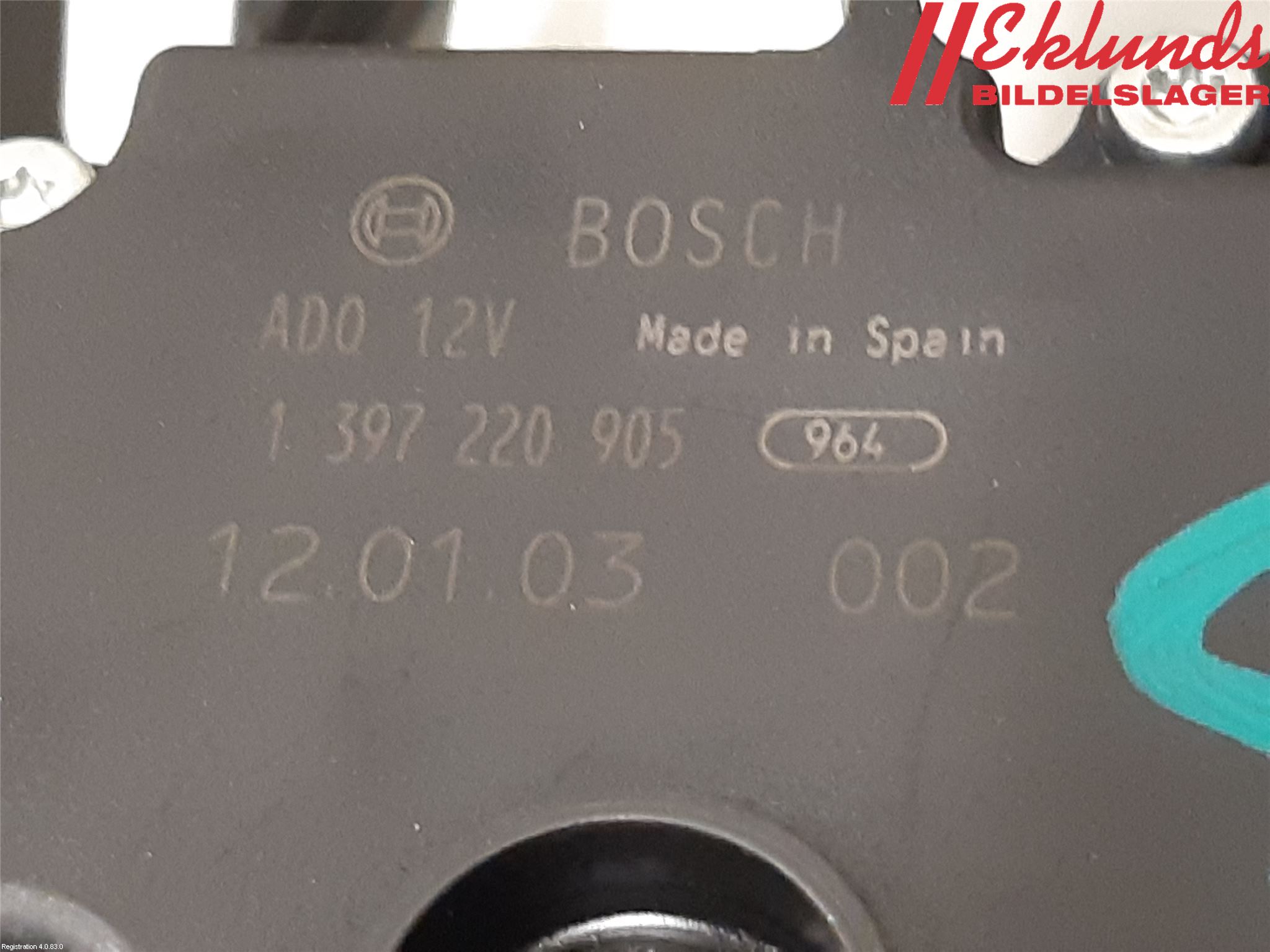 BMW 3 E90/91 SED/TOU 05-12 Torkarmotor Baklucka