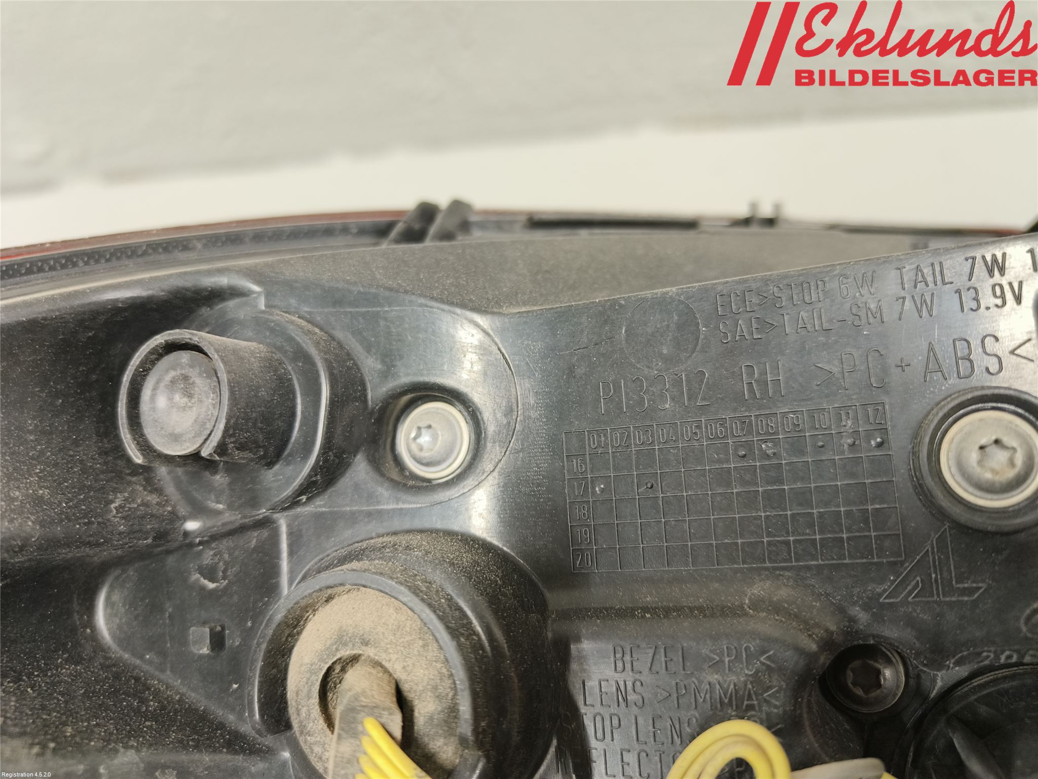 Opel INSIGNIA 17- Bakljus Höger