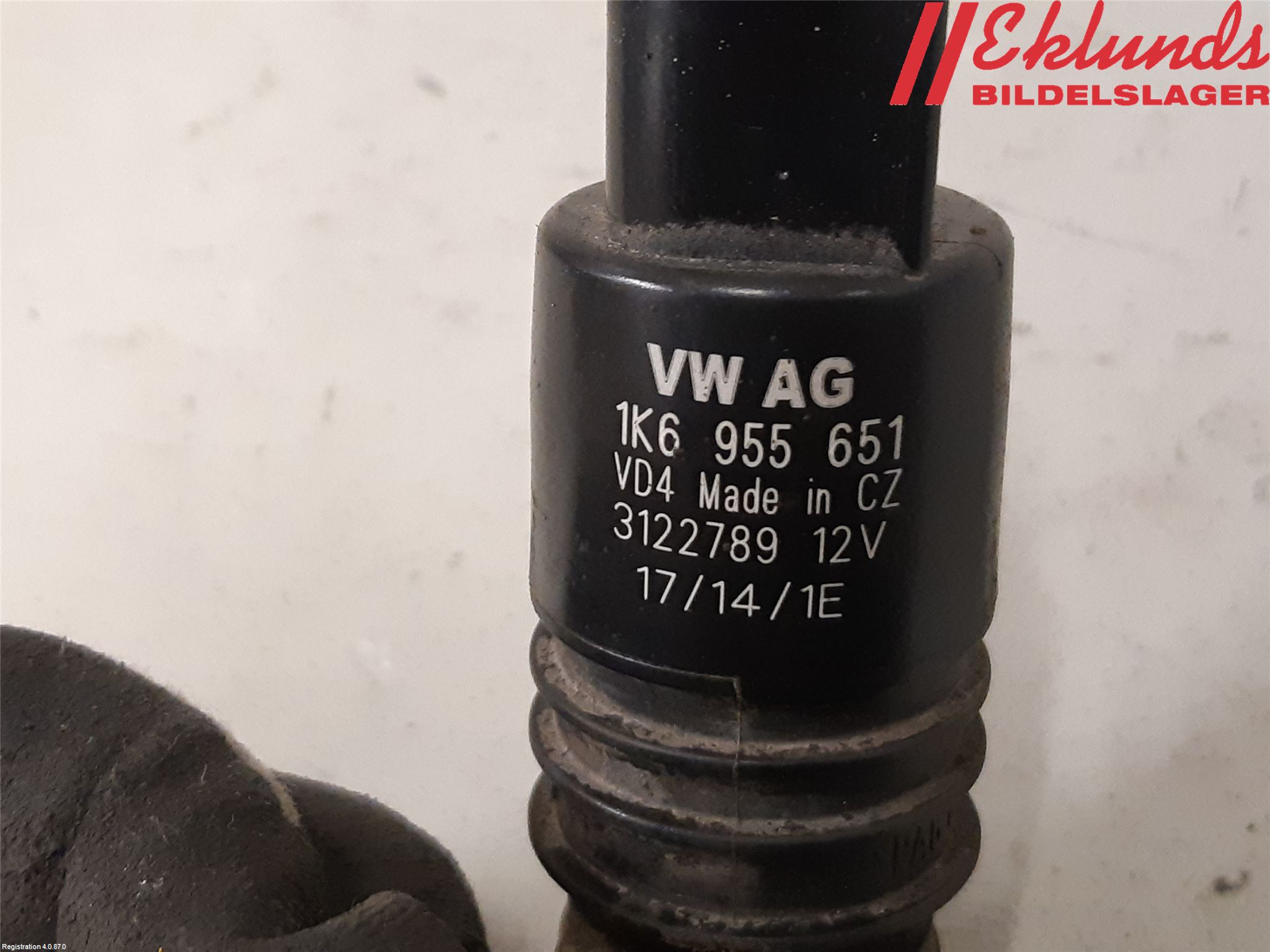 Volkswagen VW CADDY 11-15 Spolarpump Vindruta