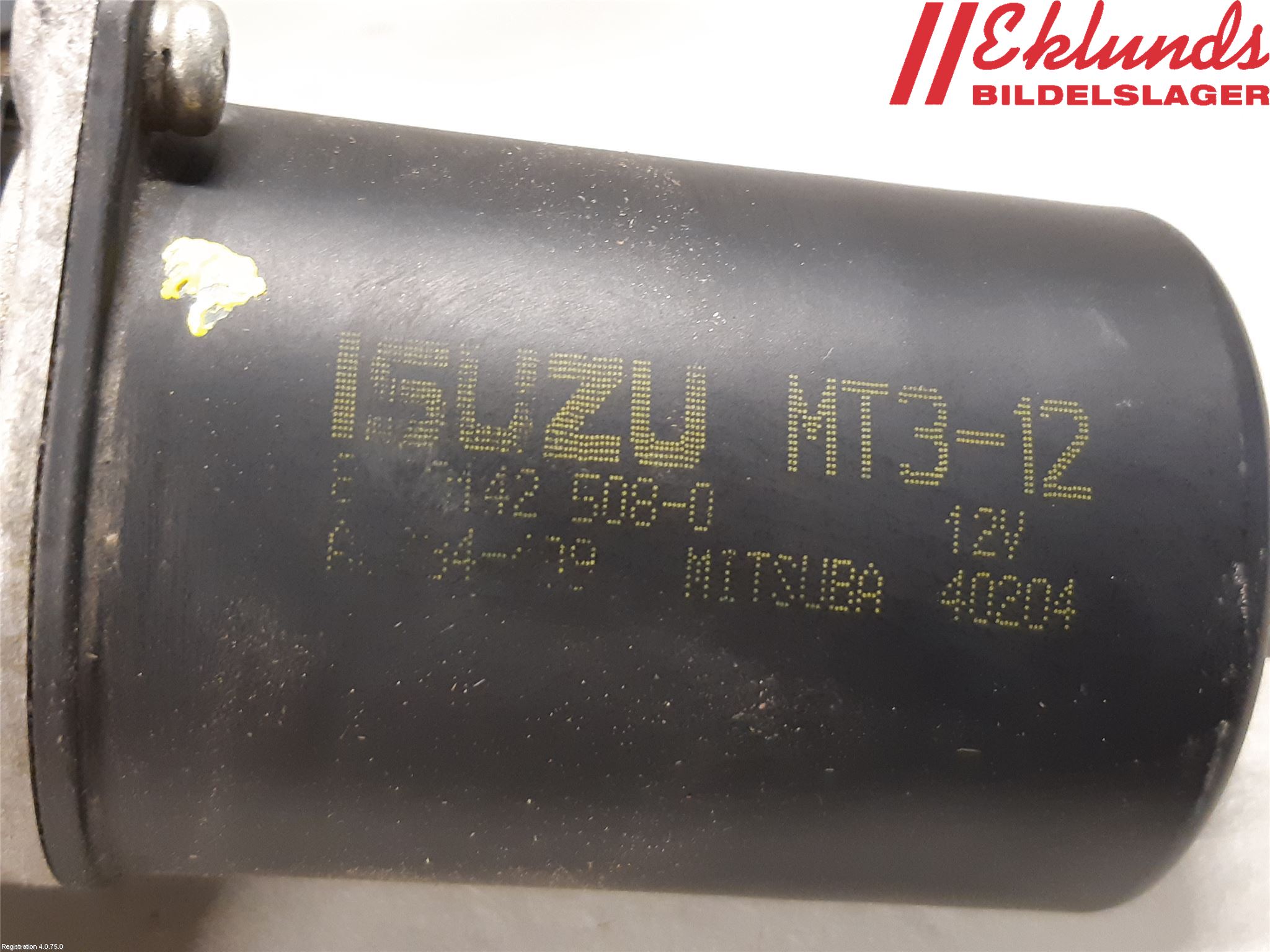 Isuzu D-MAX Torkarmotor Vindruta