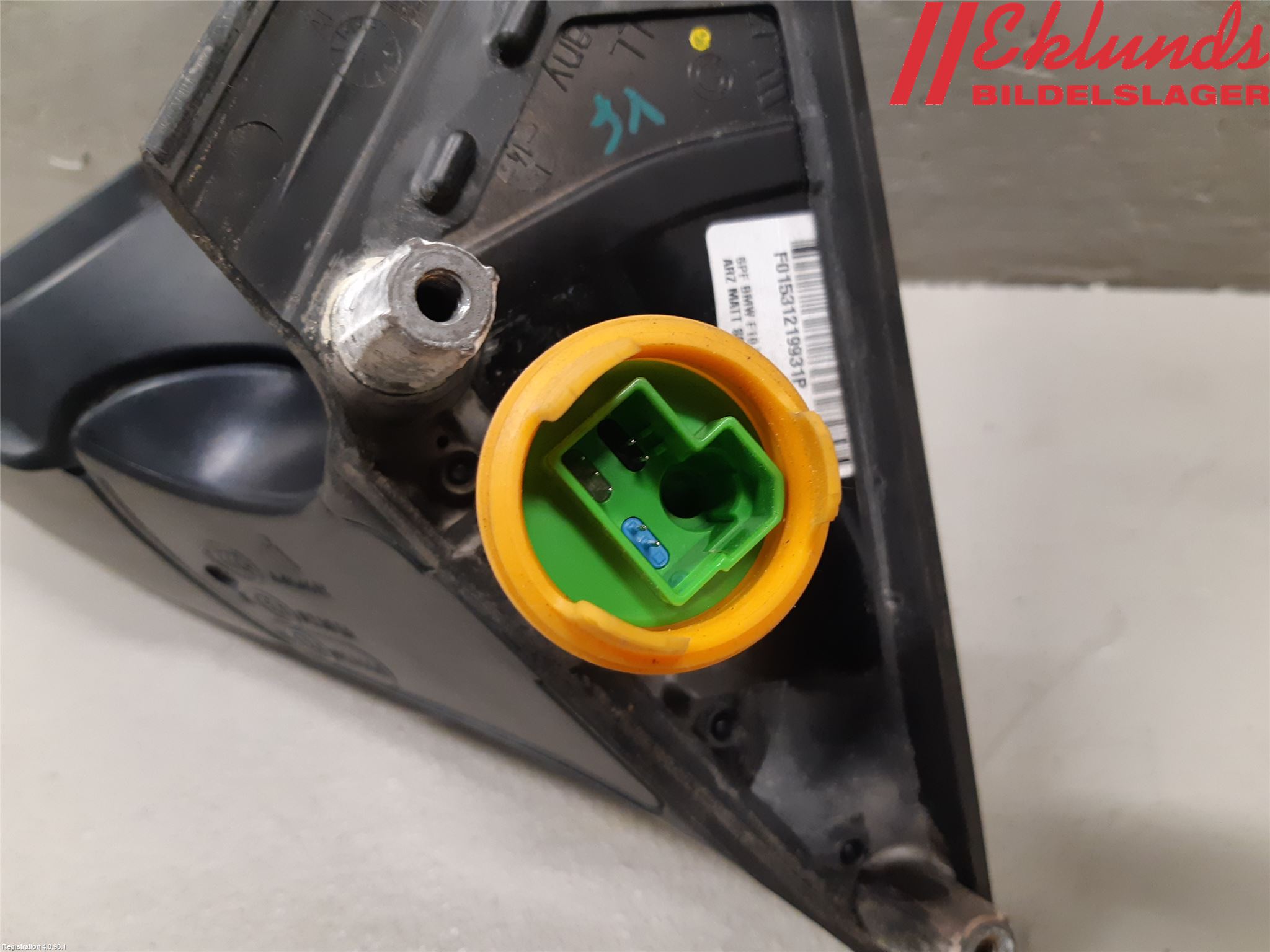BMW 5 F10/F11/F18 09-17 Spegel Yttre El Vä