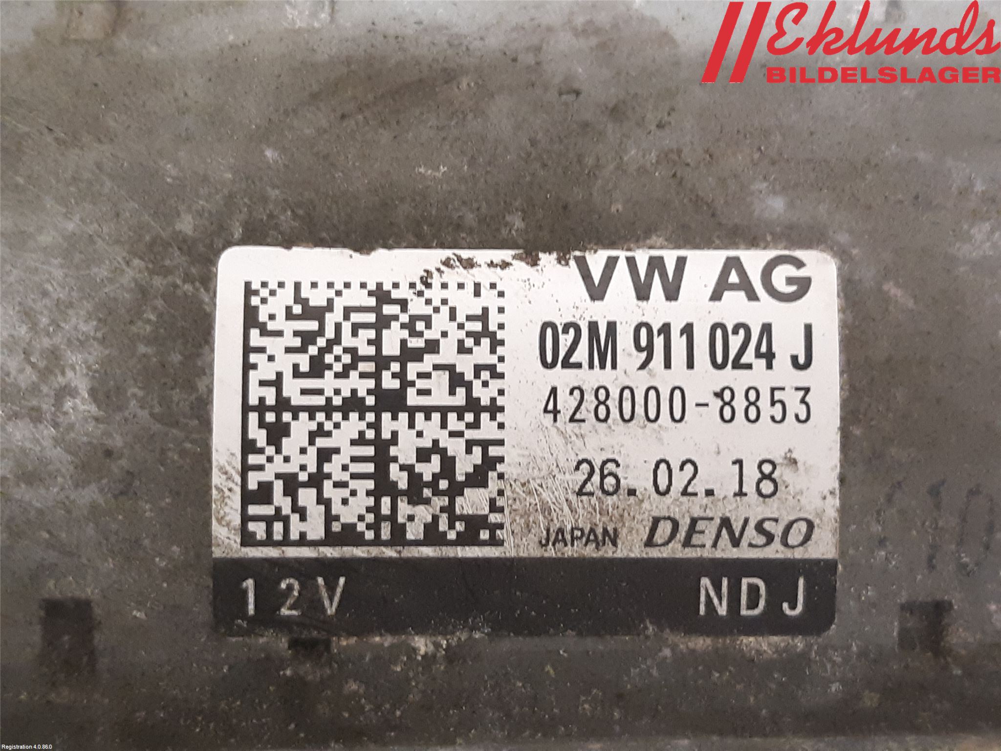 Volkswagen VW POLO VI 18->> Startmotor