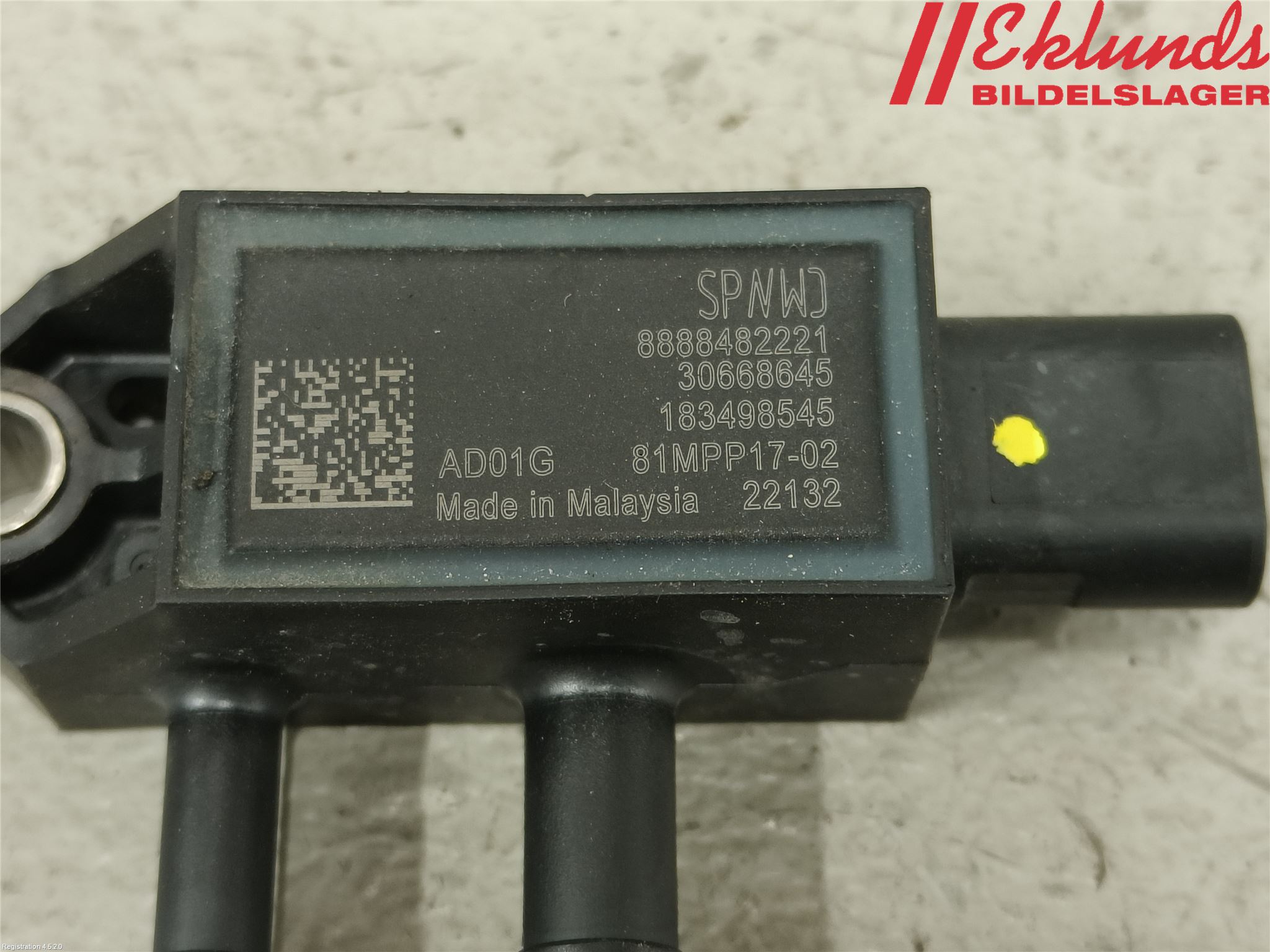 Volvo V90 17->> Givare Laddluftstryck