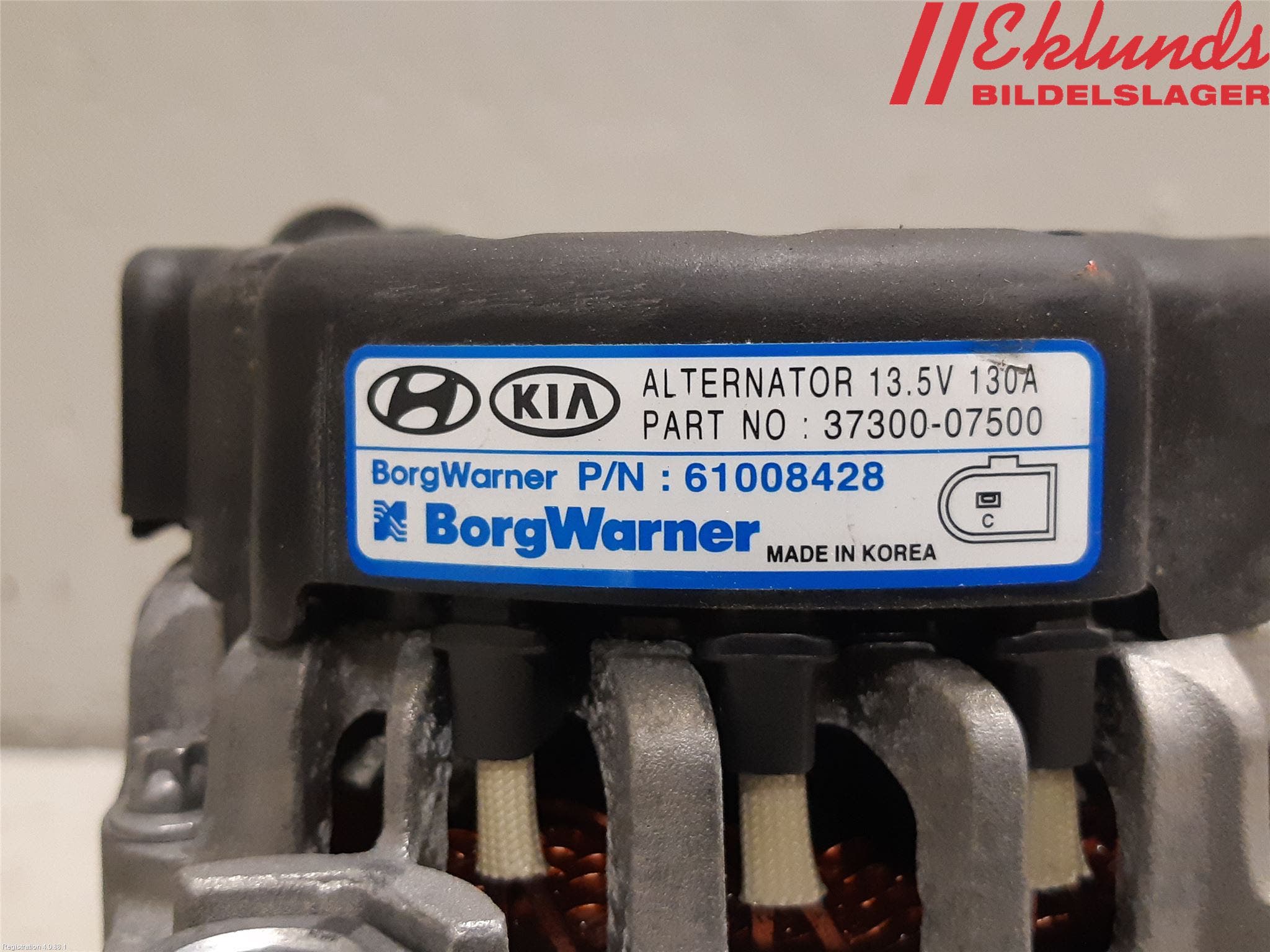 Kia PICANTO 17- Generator
