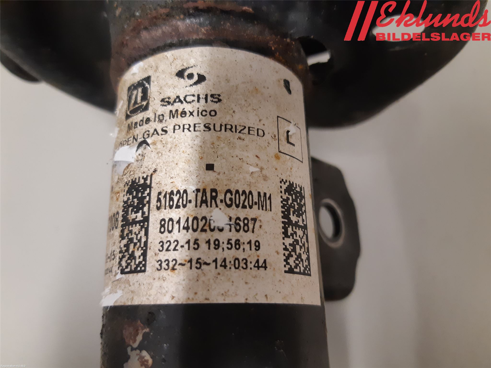 Honda JAZZ 15-20 Fjäderben Fram Vänster