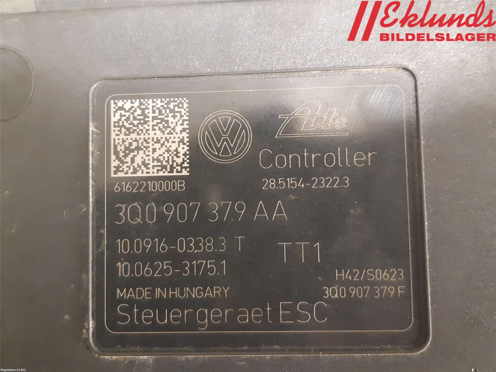 Volkswagen VW PASSAT 15-19 Abs Hydraulaggregat