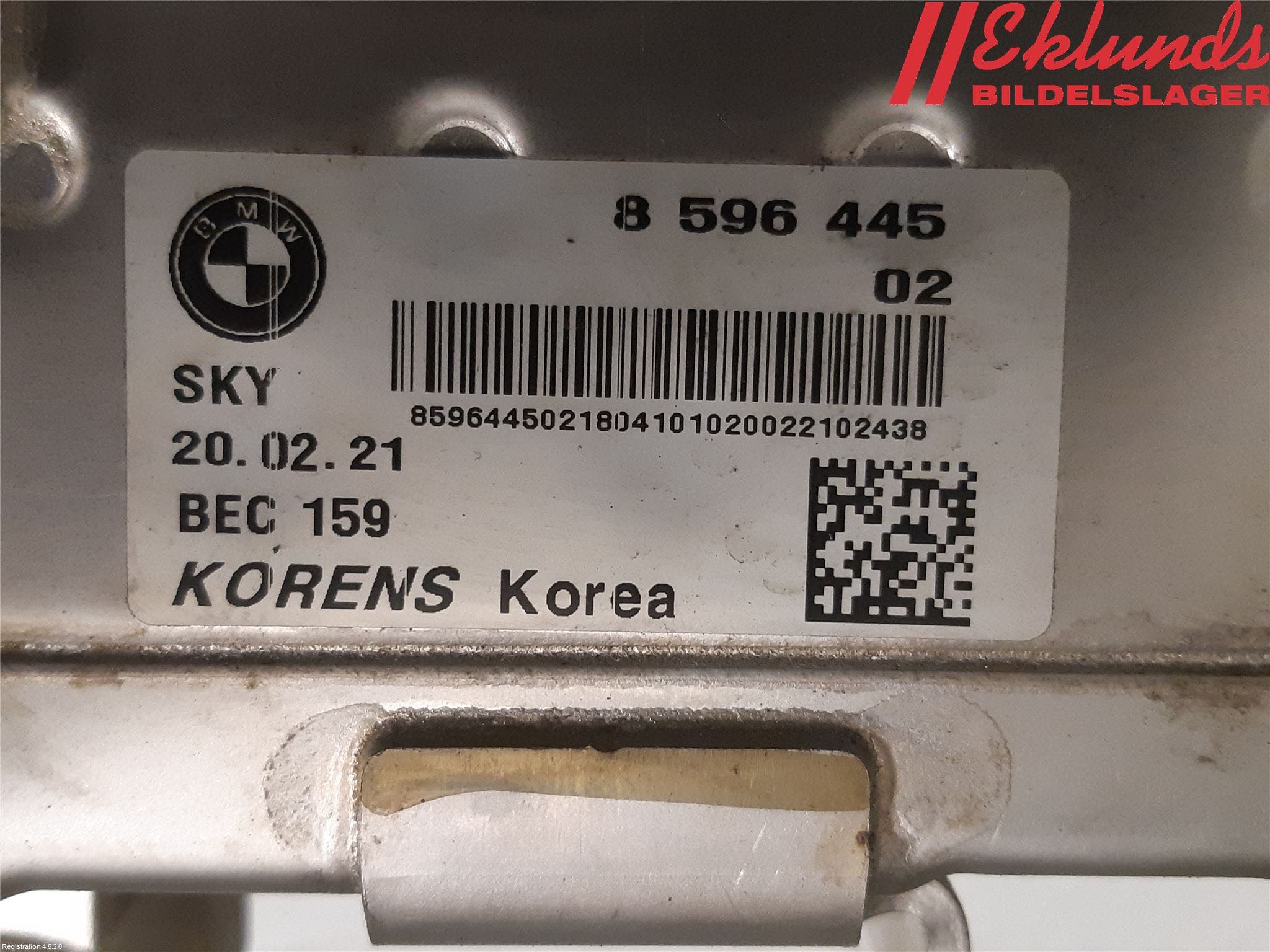 BMW 5 F10/F11/F18 09-17 Egr Ventil