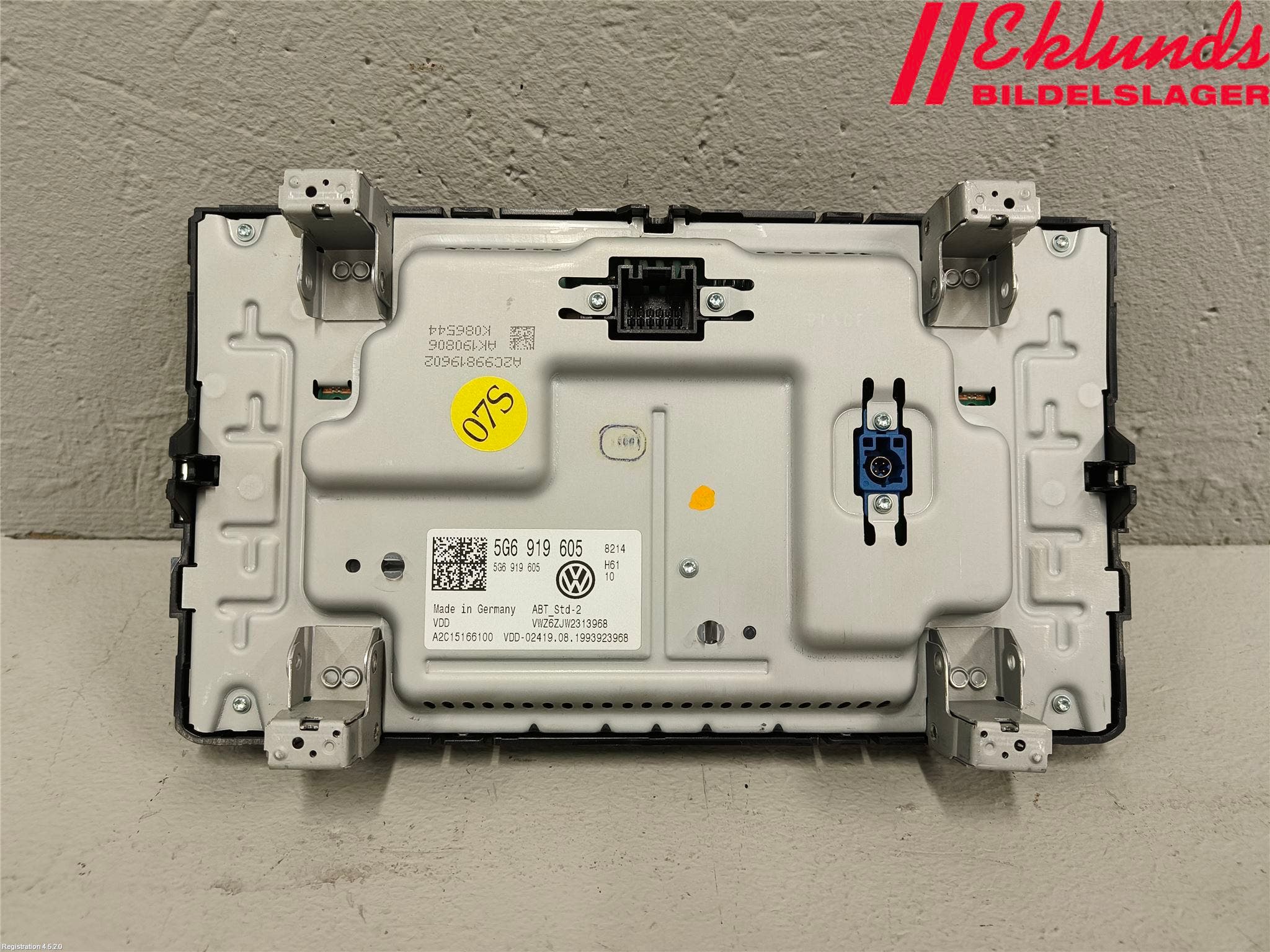 Volkswagen VW T-CROSS 19- Cd Radio - Multimediapanel