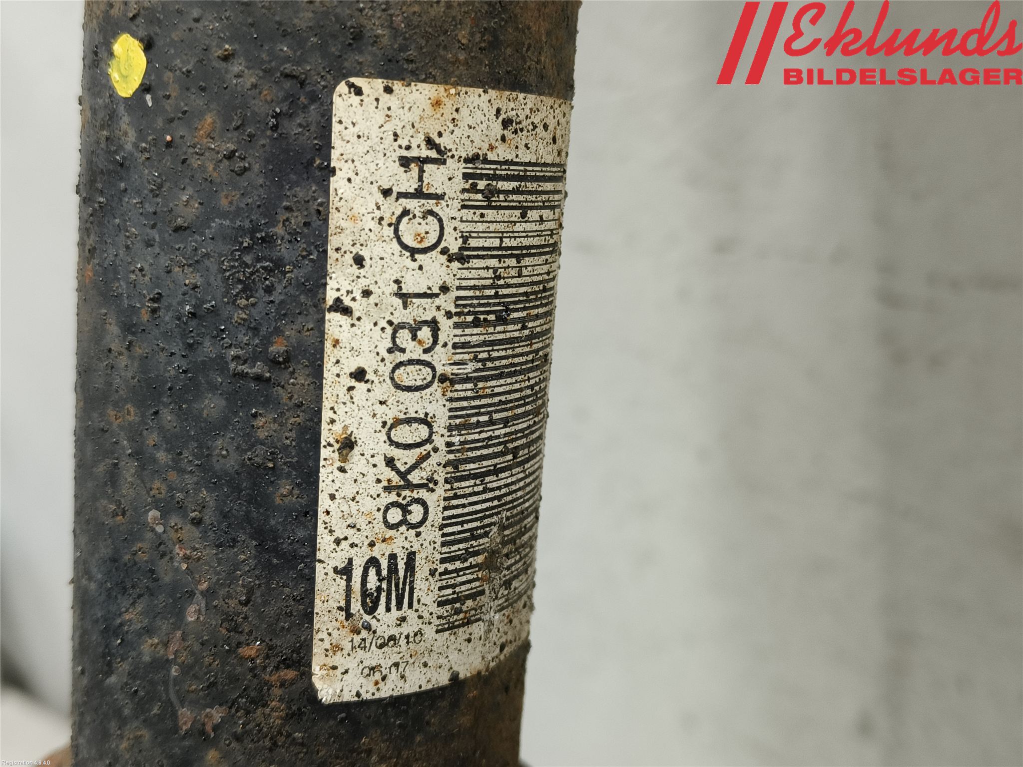 Audi A4/S4 08-11 Fjäderben Fram Vänster