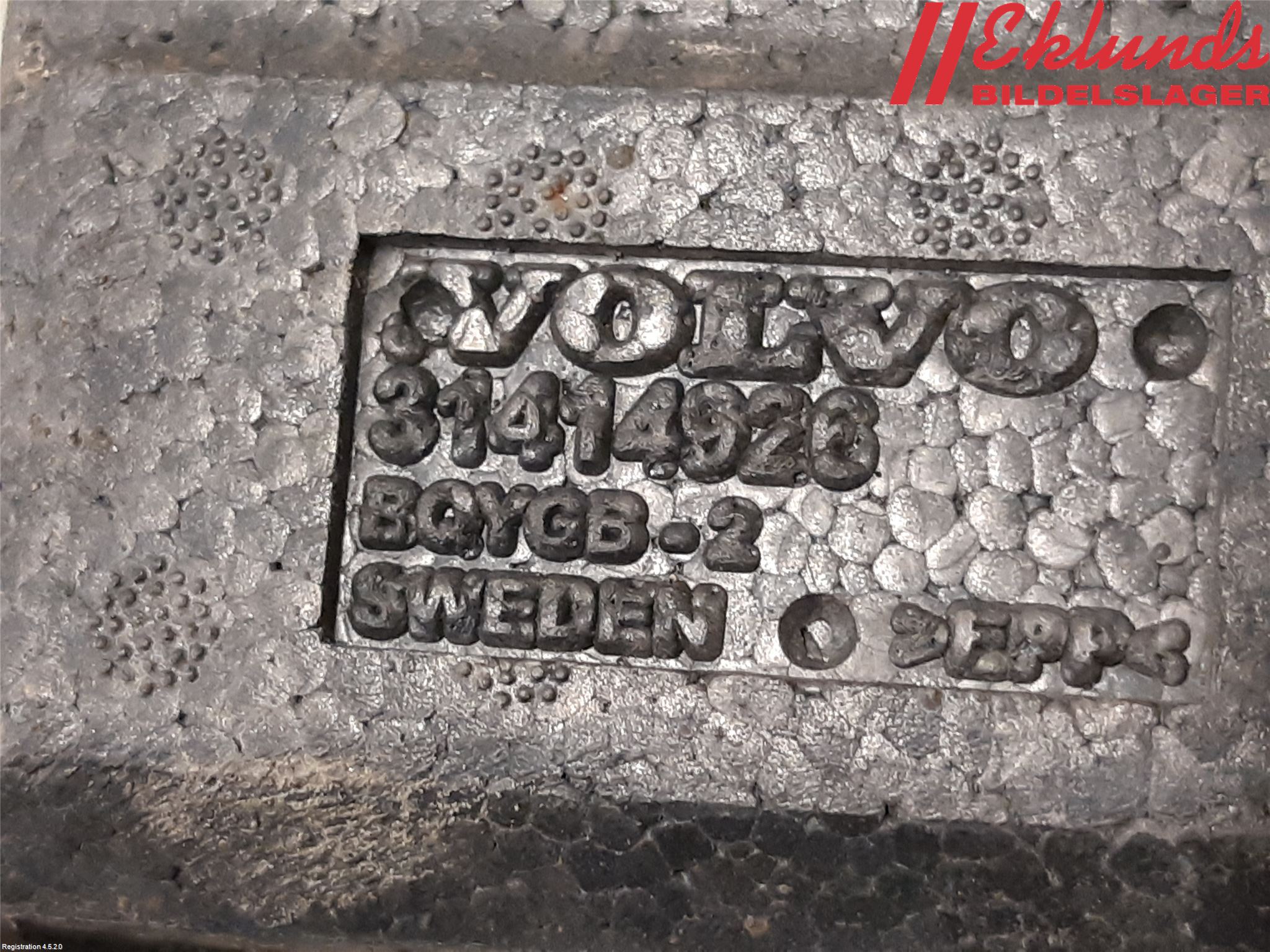 Volvo V90 17->> Stötfångare Deformelement Bak