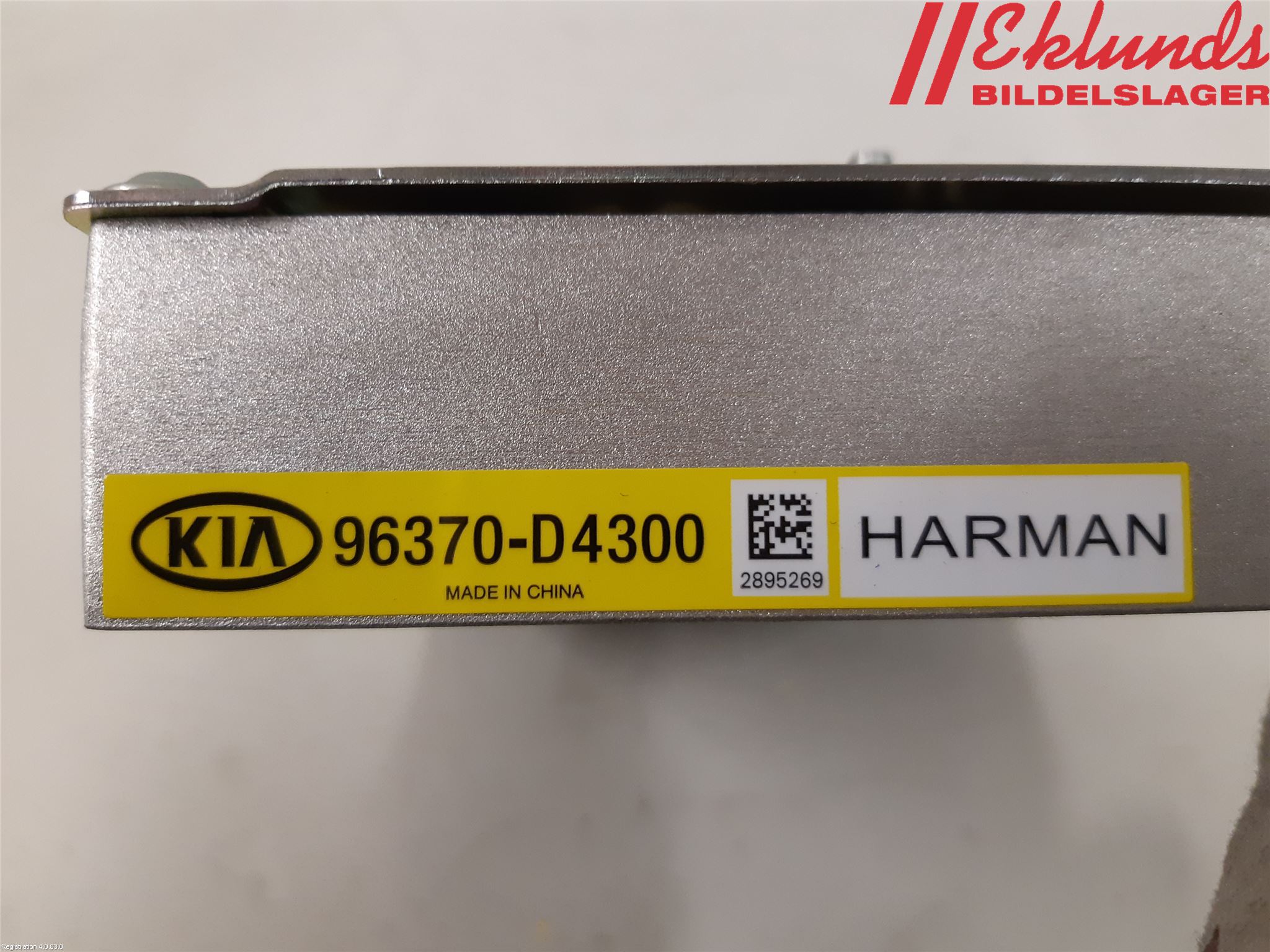 Kia OPTIMA 16-20 Radio-Stereo Förstärkare