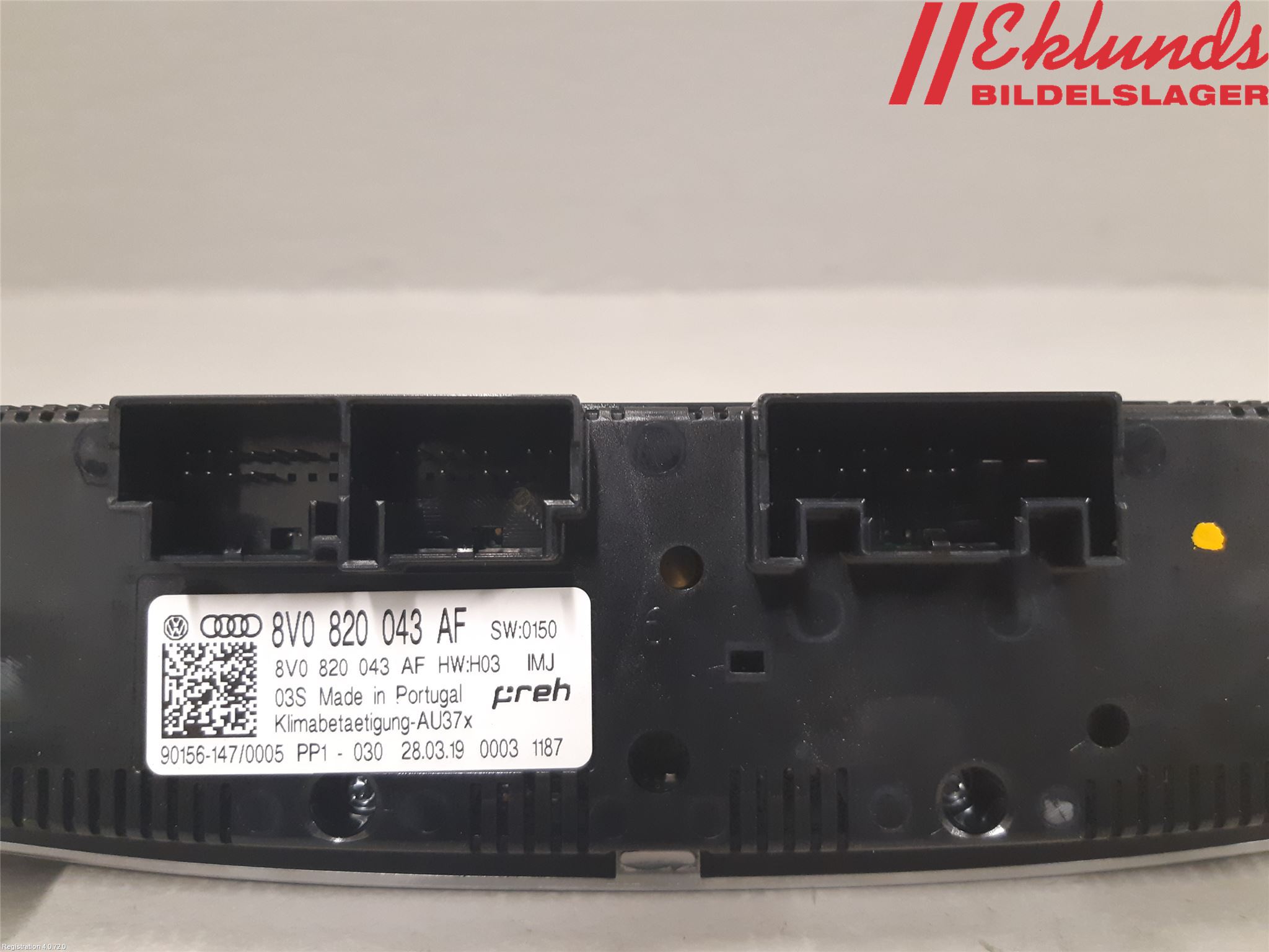 Audi A3/S3 8V 13-20 Ac Styrenhet Ac Manöveren