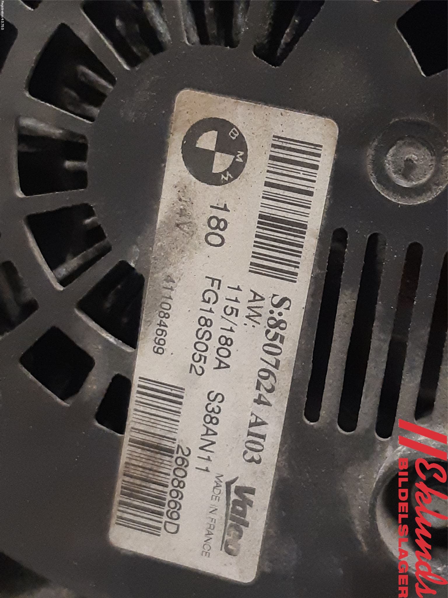 BMW 3 E90/91 SED/TOU 05-12 Generator