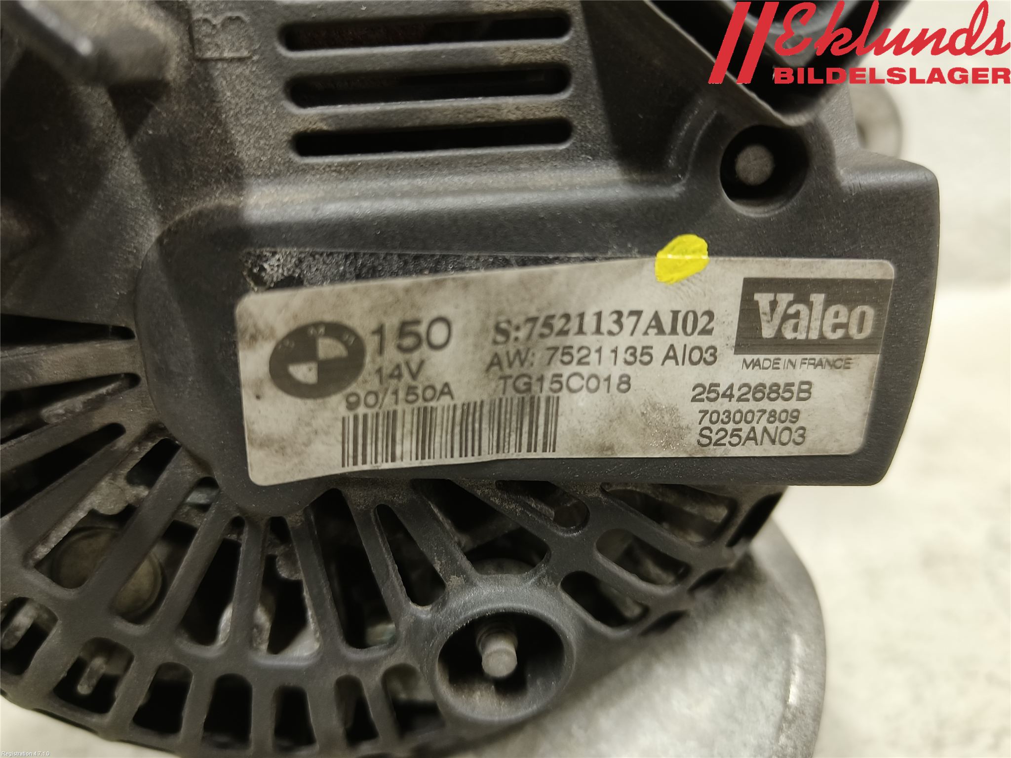 BMW 5 E60/61 Sed/Tou 02-10 Generator