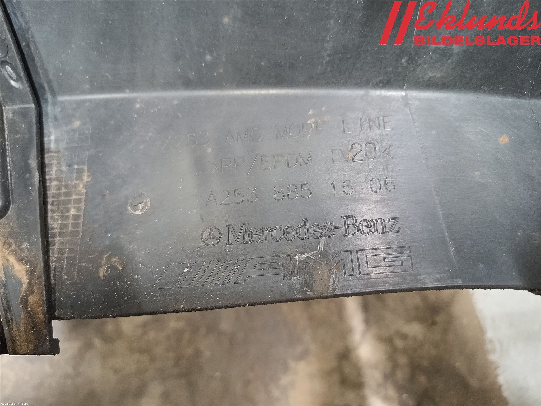 Mercedes-Benz MB GLC-KLASS (X253/C253) 15-22 Stötfångarbeklädnad Bak