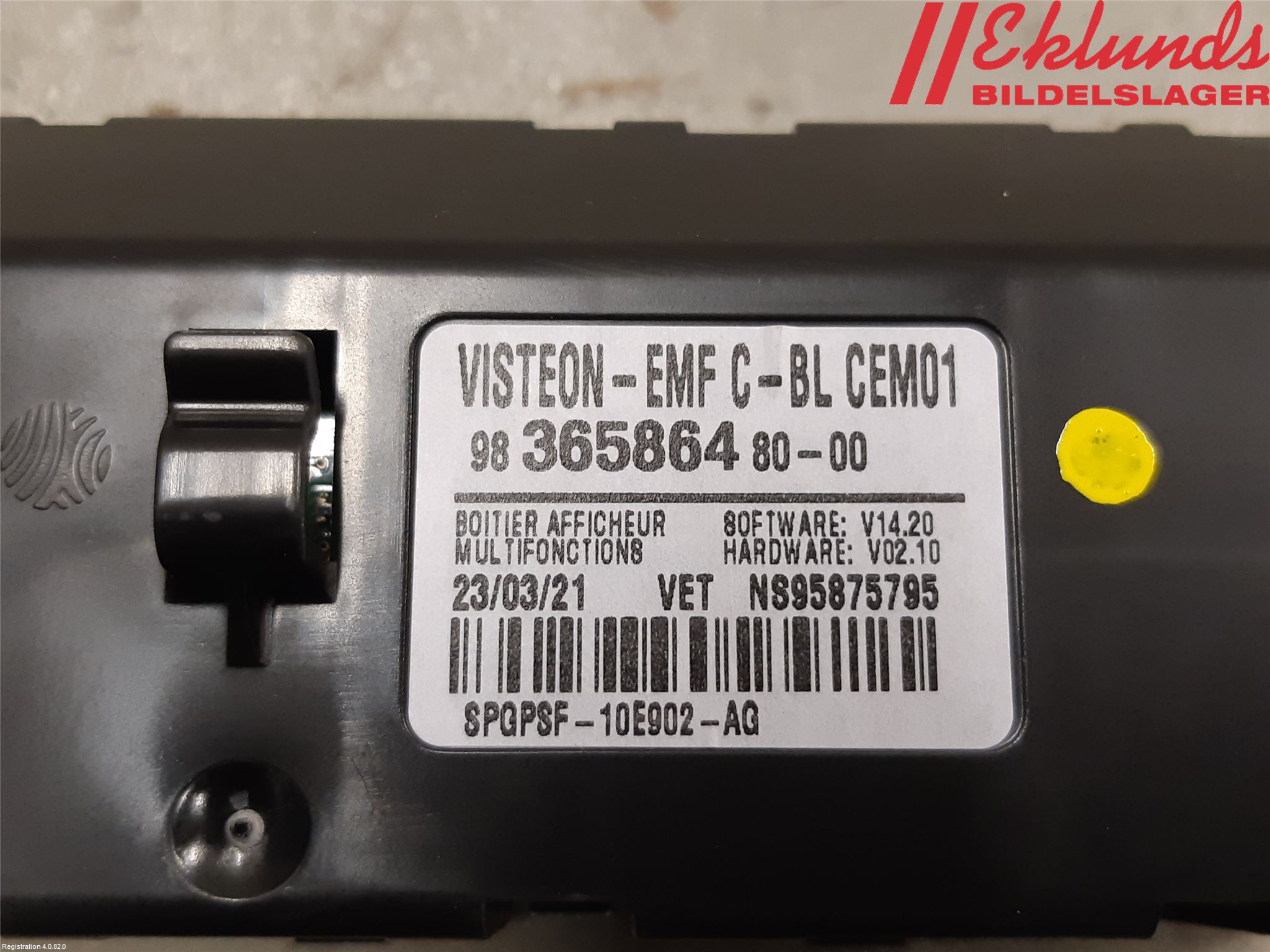 Peugeot EXPERT/E-EXPERT 17- Multifunktionsdisplay