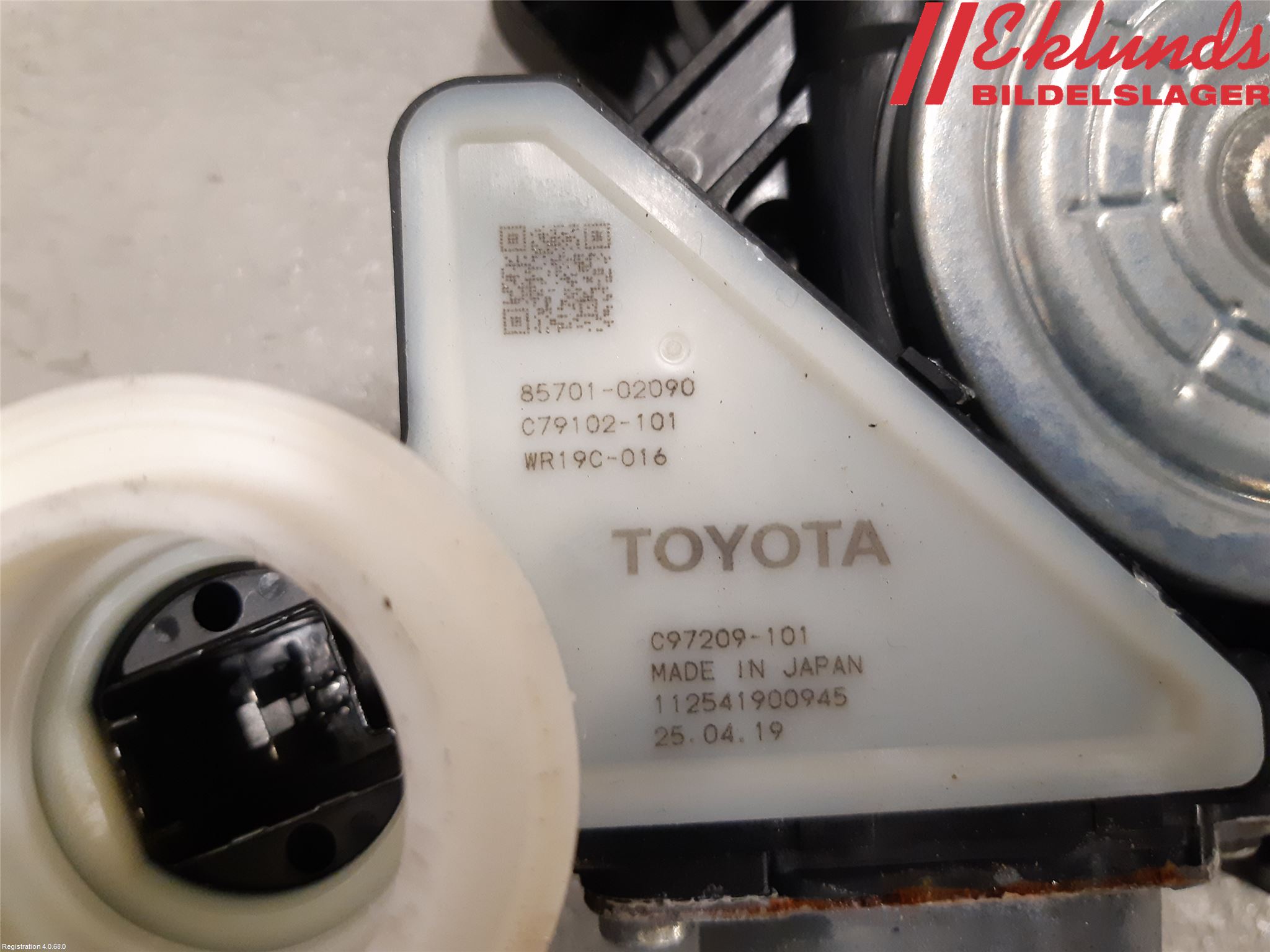 Toyota COROLLA 19- Fönsterhiss El Kompl