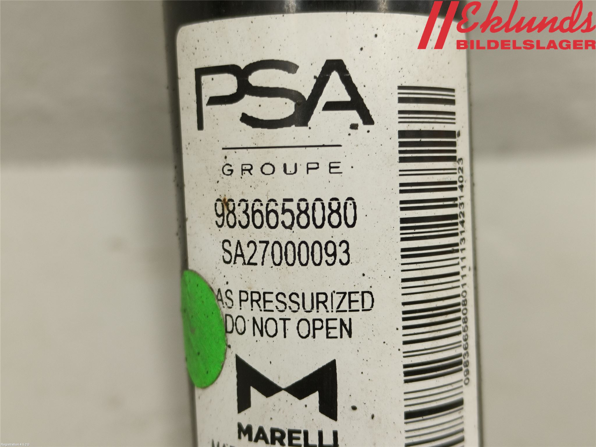 Peugeot 2008/E-2008 20- Stötdämpare Bak