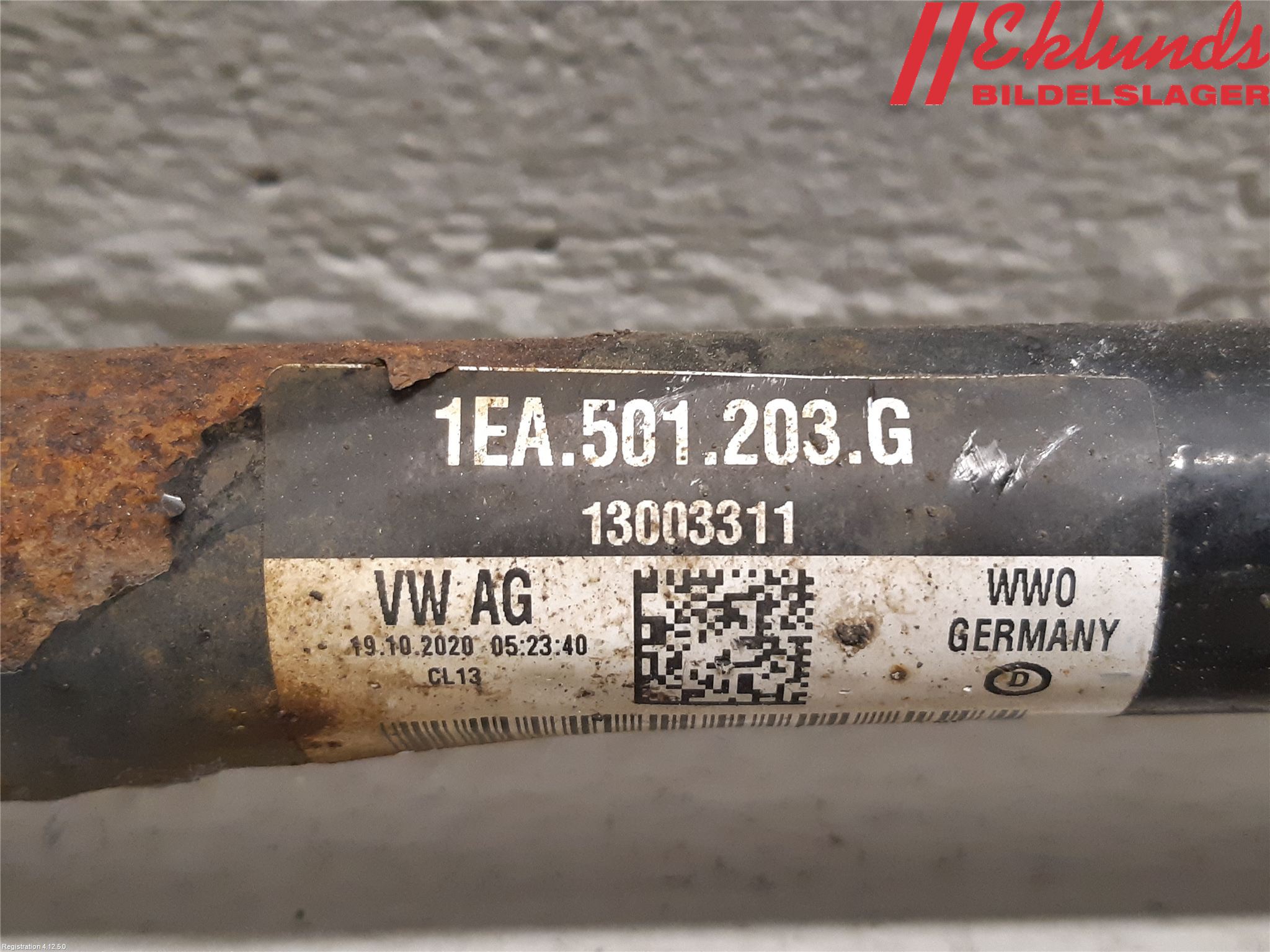 Volkswagen VW ID.3 21- Drivaxel Bak Vänster