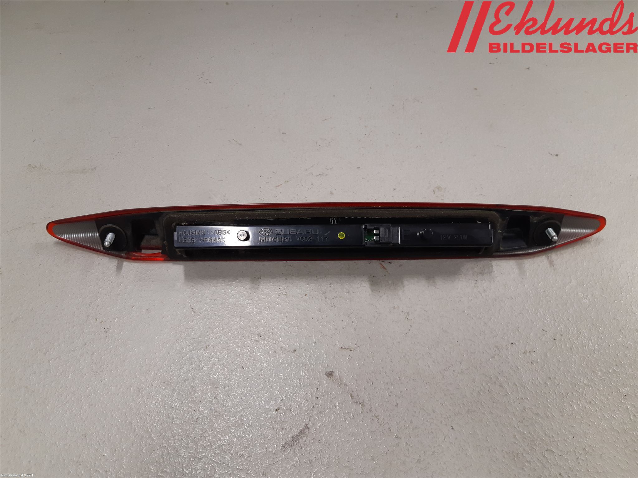 Subaru XV 12-17 Bromsljus Bakruta