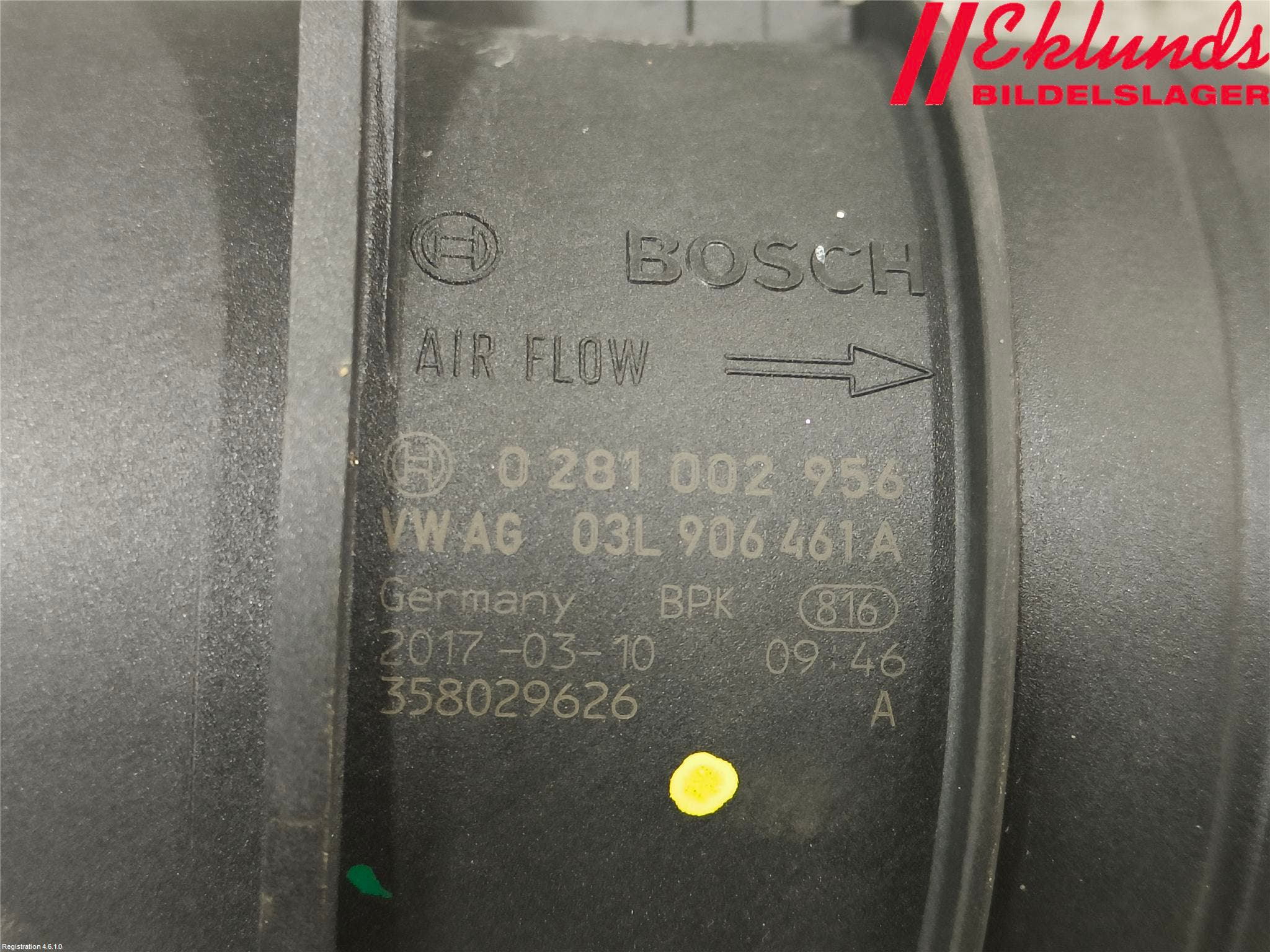 Audi A5 17- Injluftmängdmätare