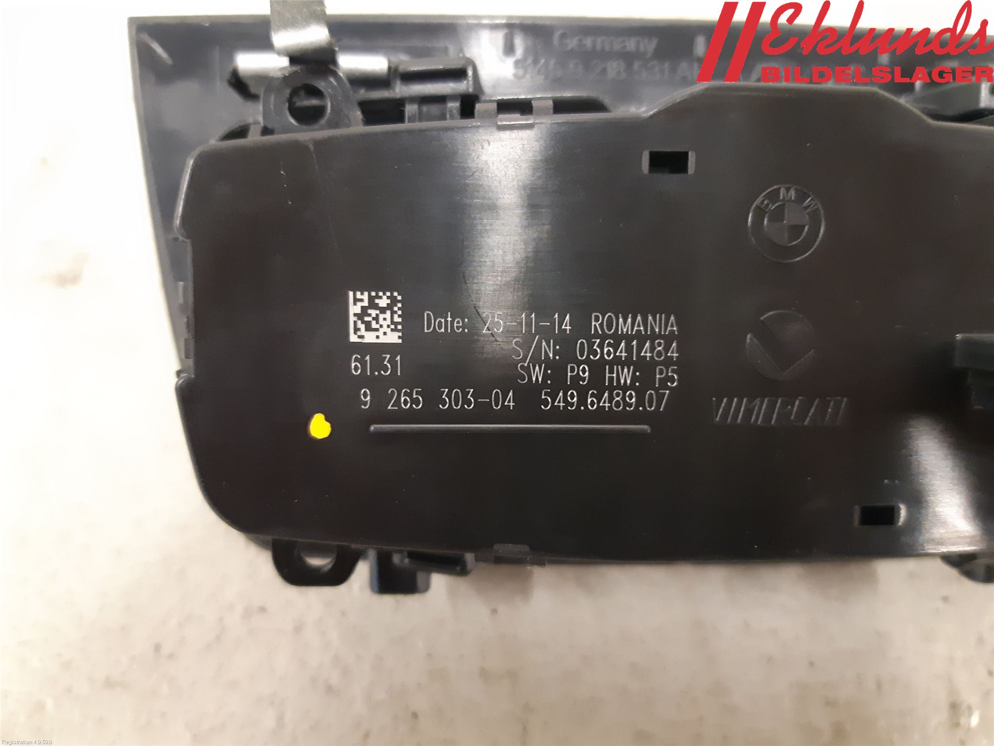 BMW 3 F30/F31/F80 12-19 Strömställare Ljus