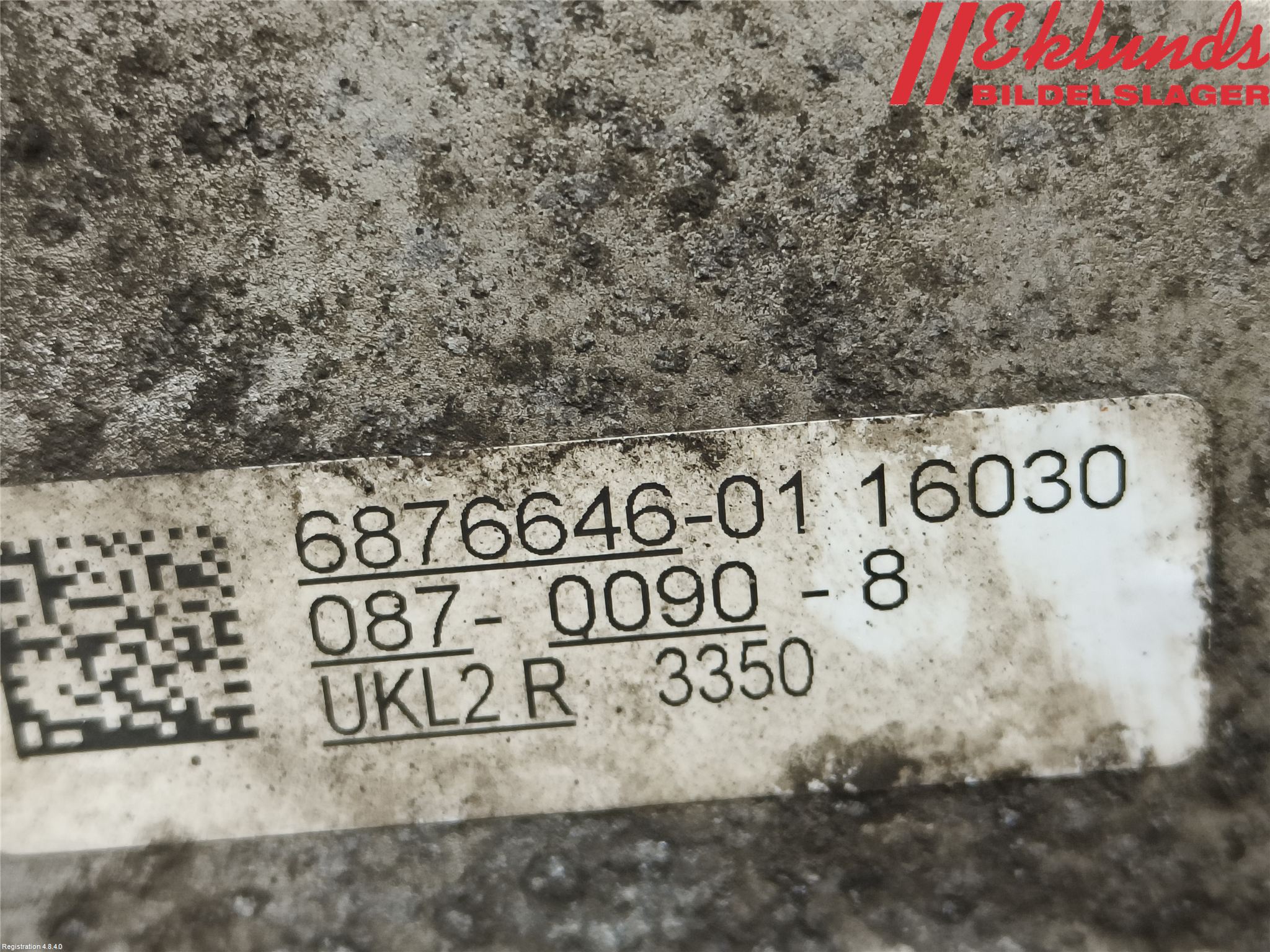 BMW X1 F48 15-22 Styrspindel Lagerhus Hö