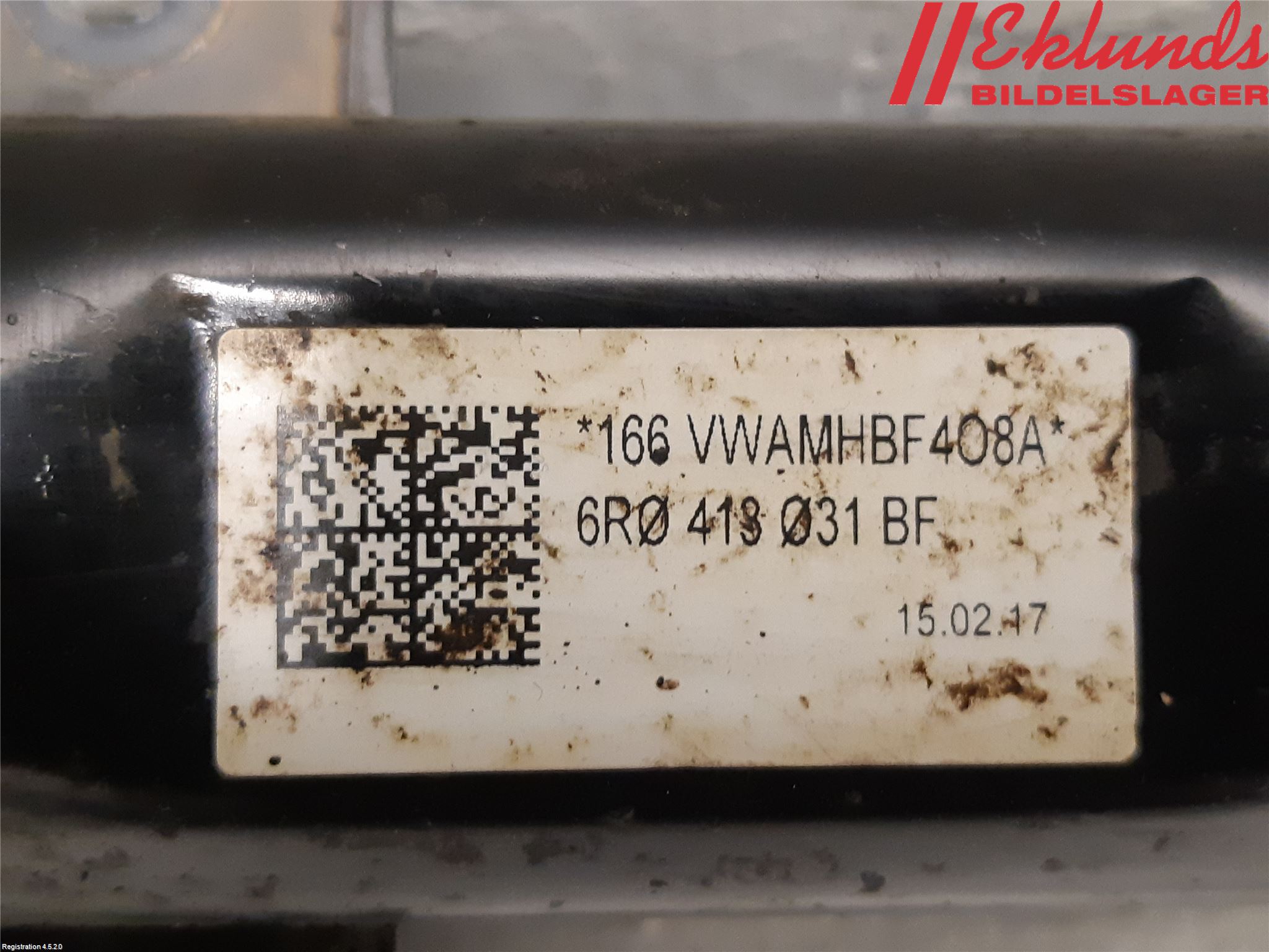 Skoda FABIA 15-21 Fjäderben Fram Höger