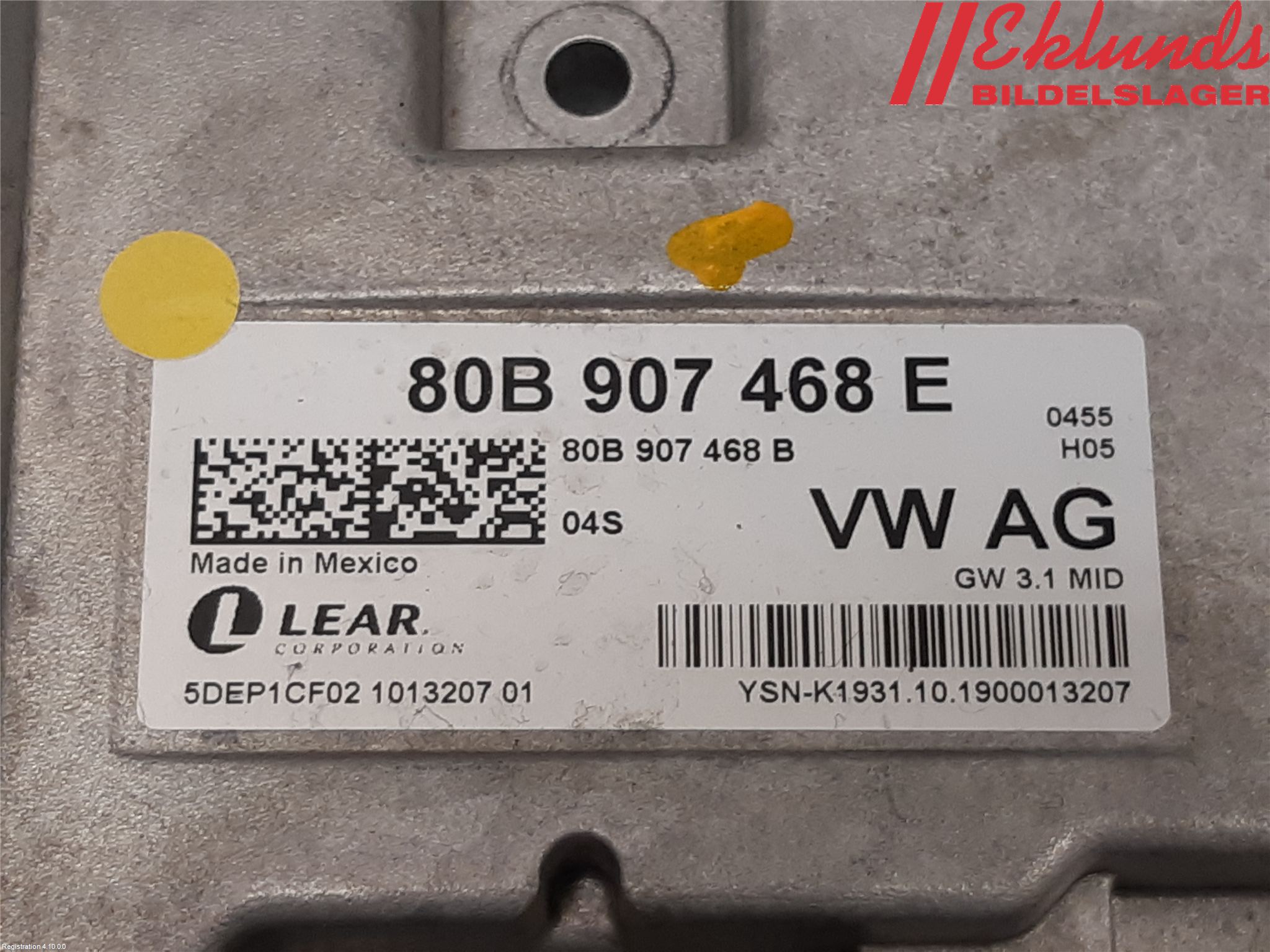 Audi A4/S4 B9 20- Styrenhet Övrigt