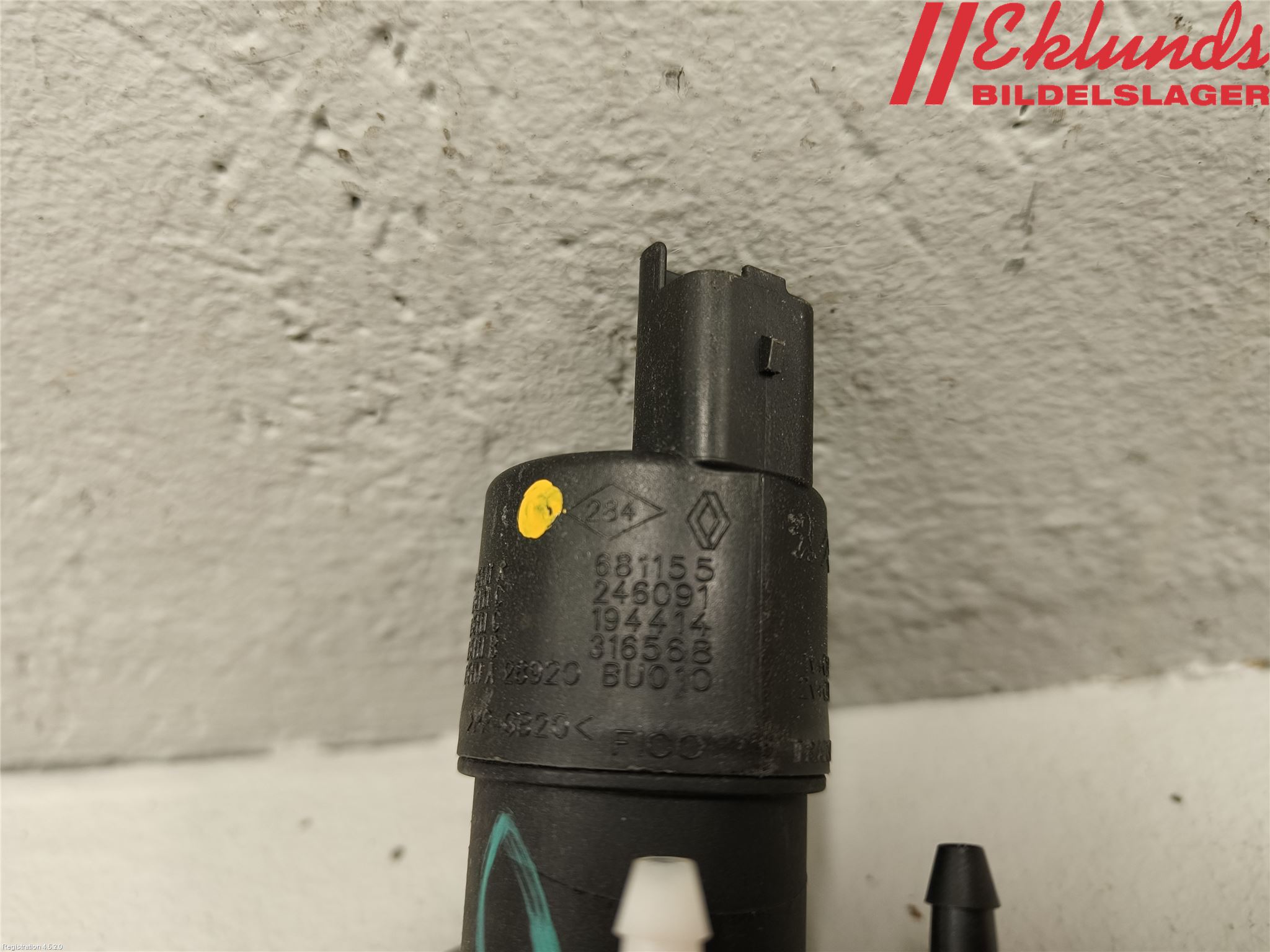 Citroen COTROEN C3 17-24 Spolarpump Vindruta