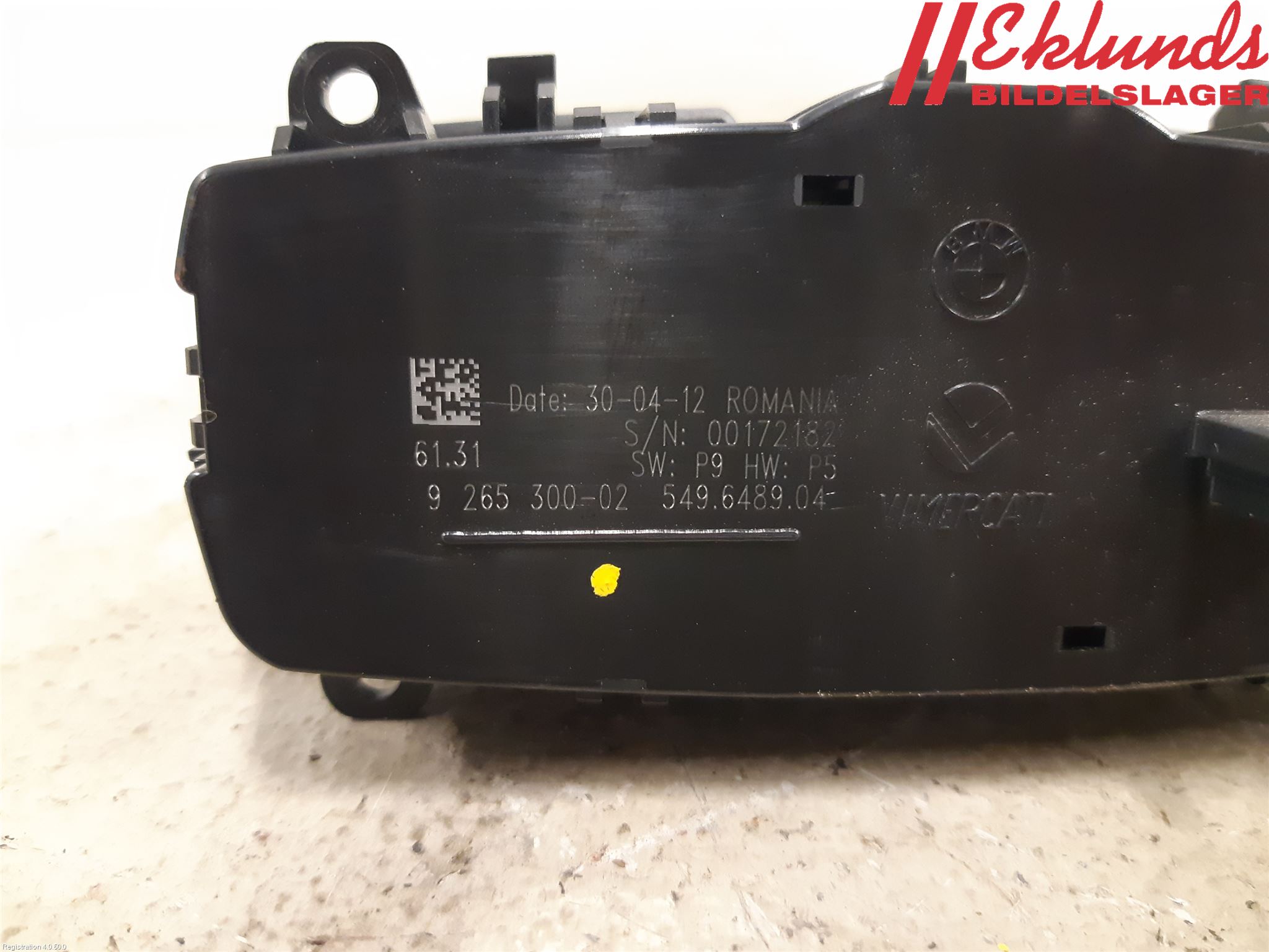BMW 1 F20/F21 11-19 Strömställare Ljus
