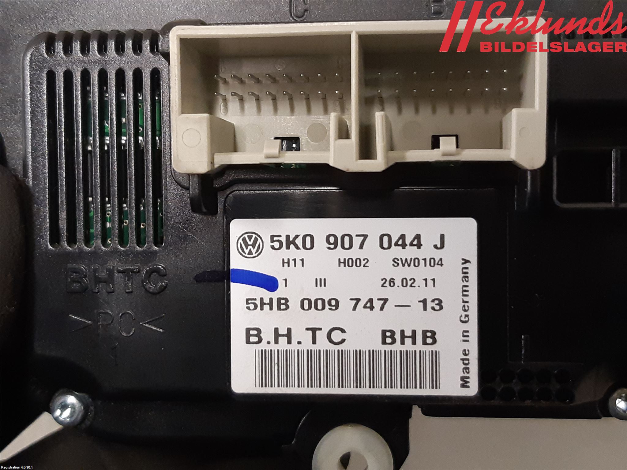 Volkswagen VW SHARAN 11- Ac Styrenhet Ac Manöveren
