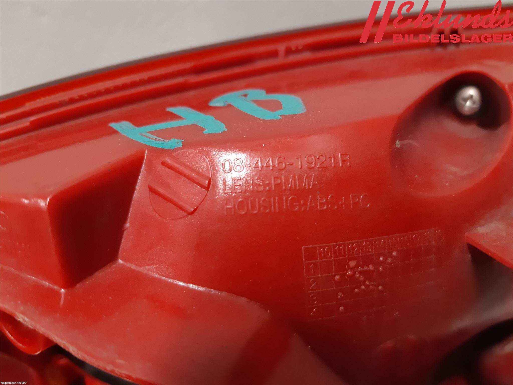 Audi A4/S4 08-11 Bakljus Höger