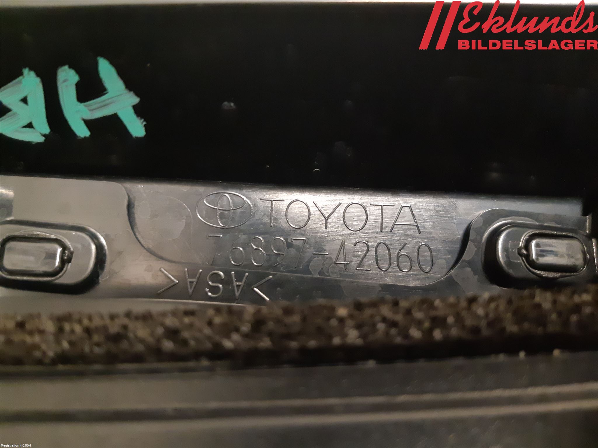 Toyota RAV4 19- Spoiler Baklucka