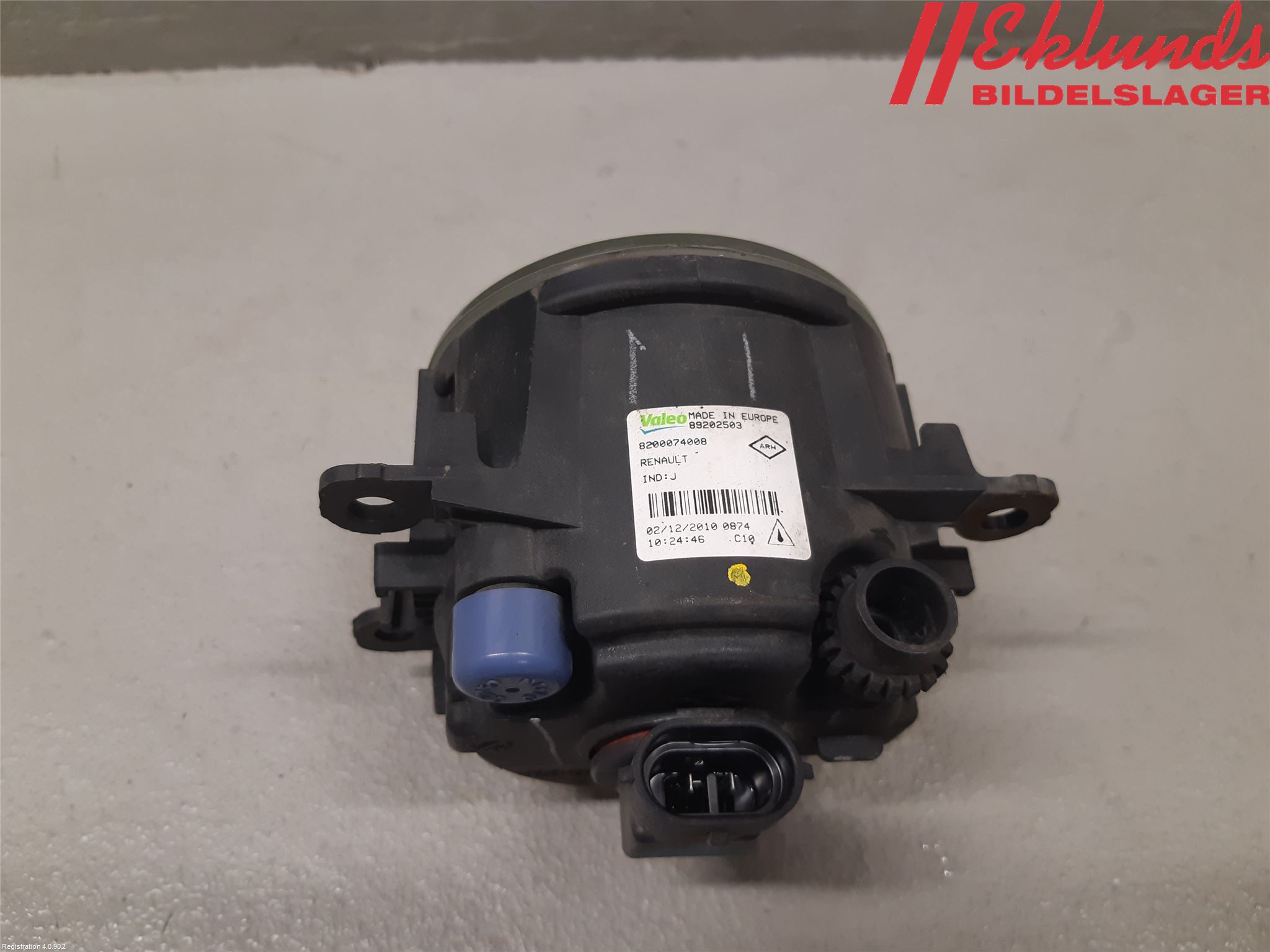 Renault MEGANE III 09-15 Dimljus-Varselljus Fram