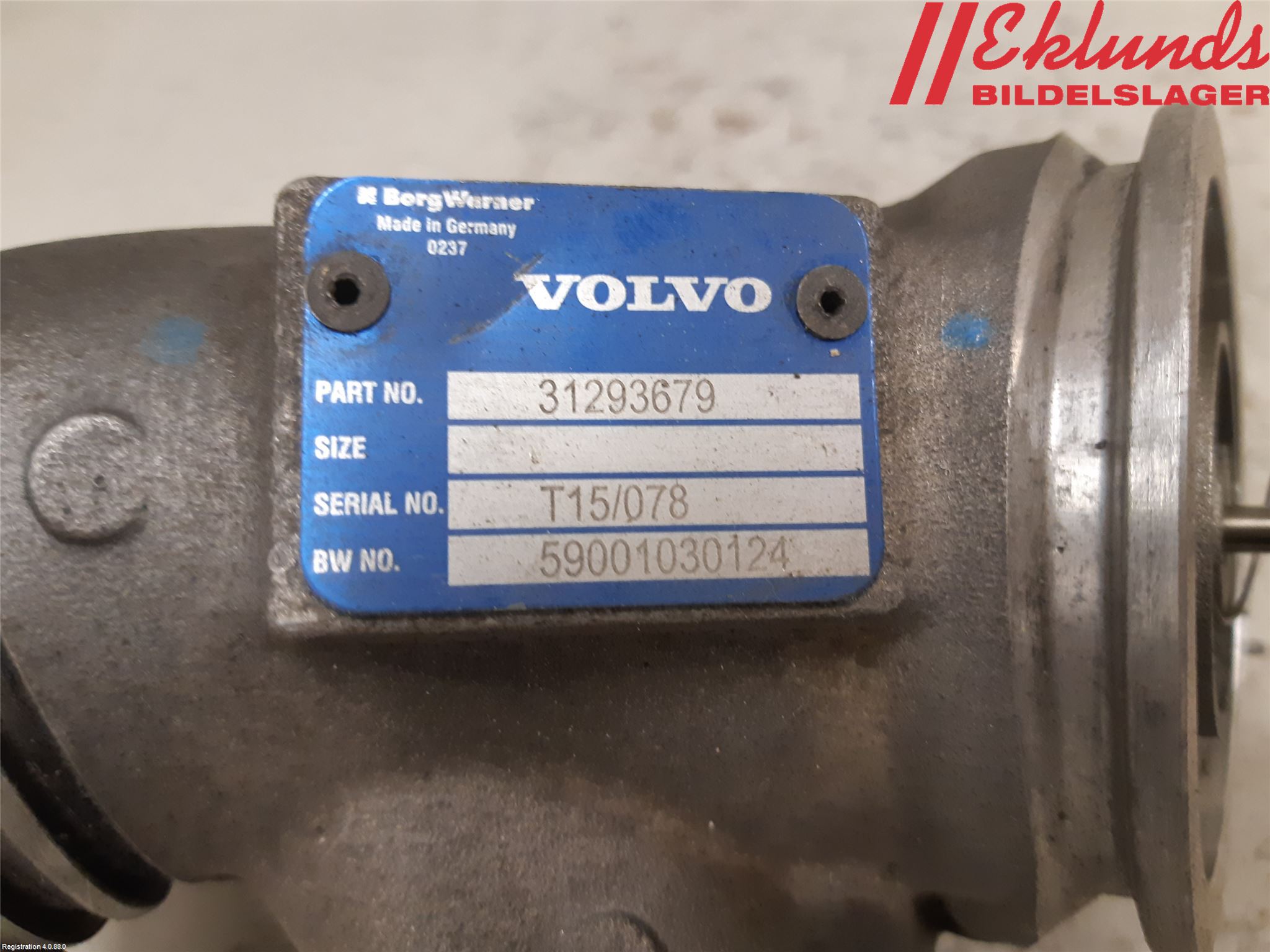 Volvo V40 12-19 Wastegateventil