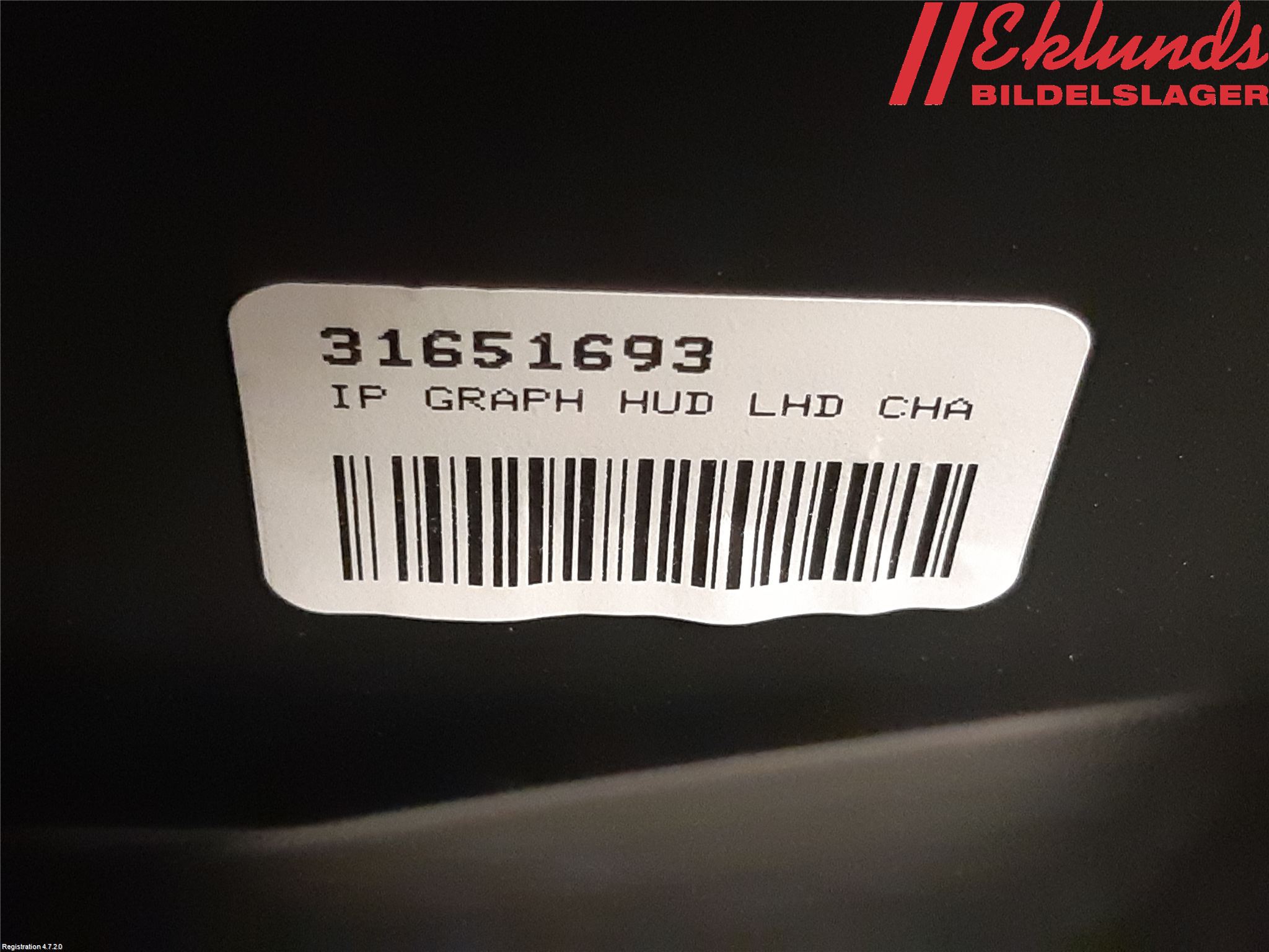 Volvo XC90/RECHARGE 16- Instrumentbräda