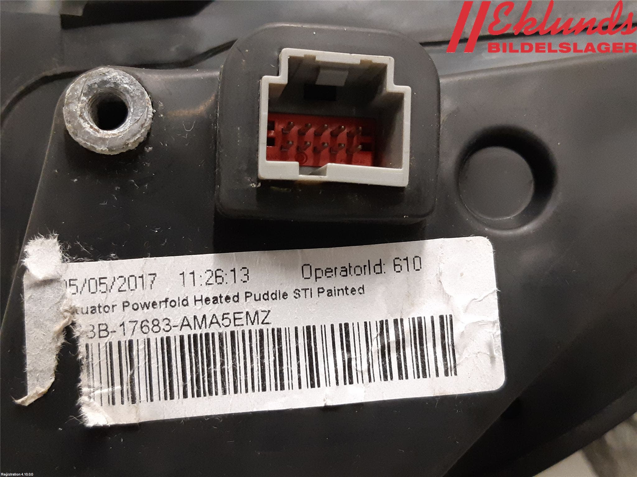 Ford RANGER EU 12-23 Spegel Yttre El Vä