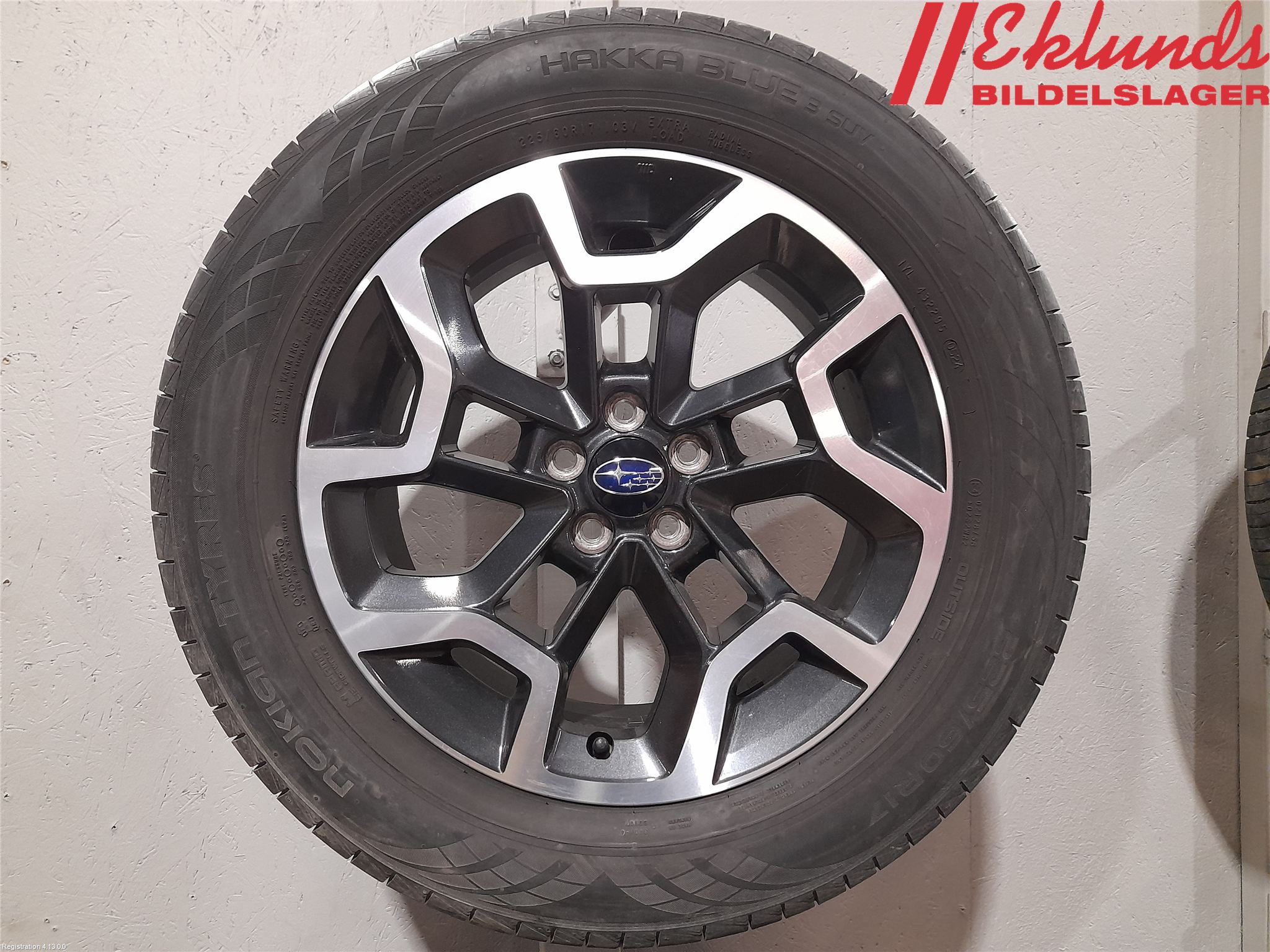 Subaru XV 12-17 Sommardäck Alumfälg 4St
