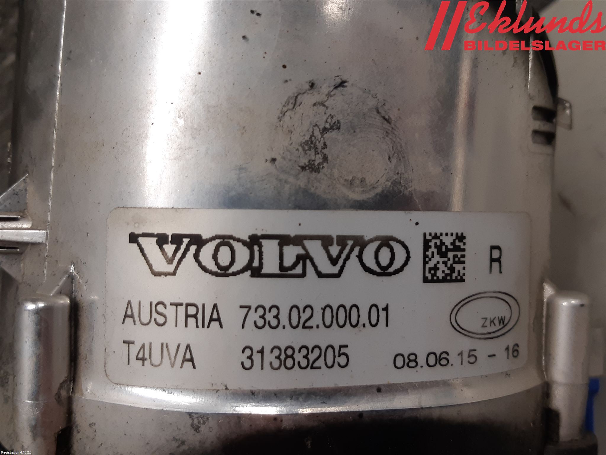 Volvo XC70 14-16 Dimljus-Varselljus Fram